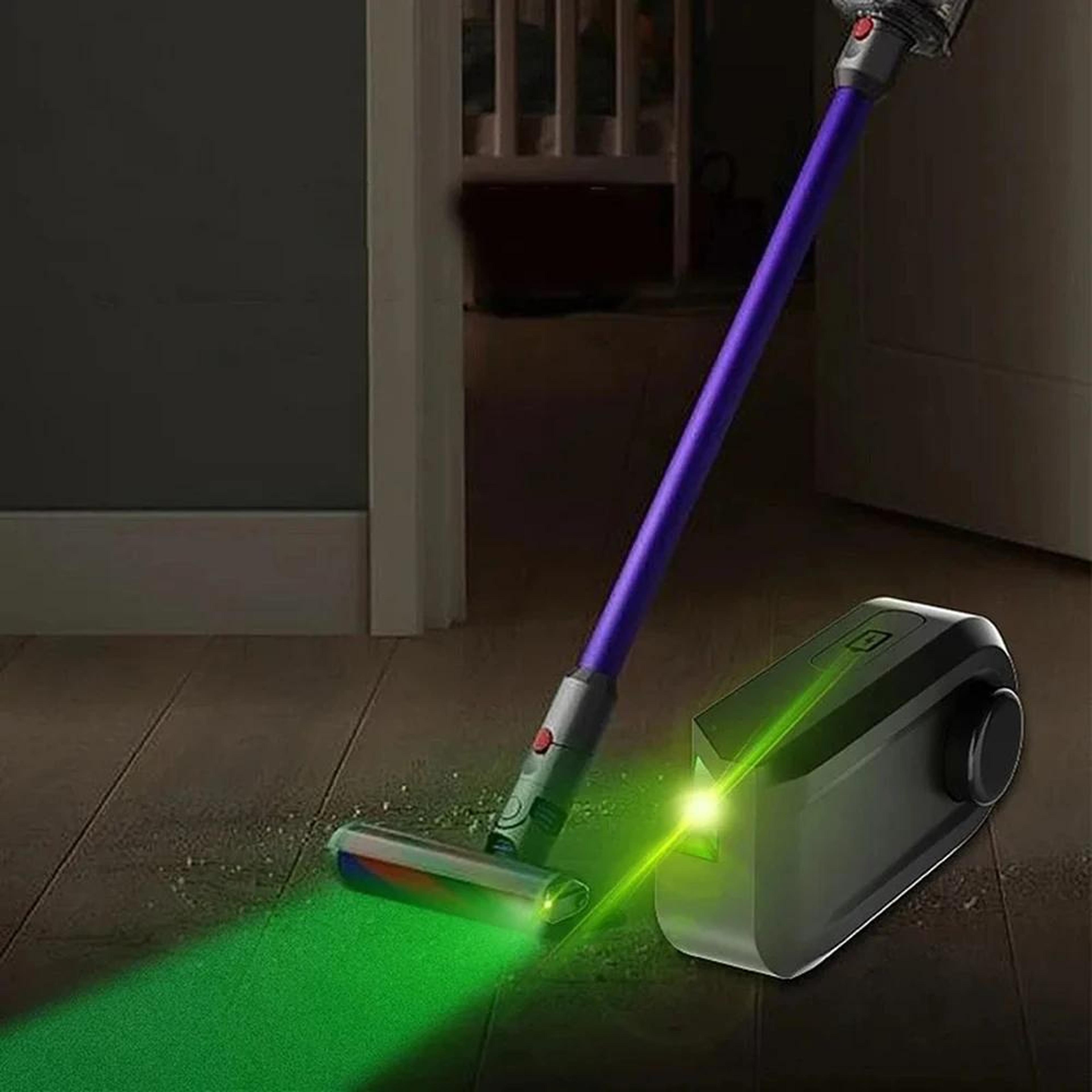 vacuum cleaner green dust display lamp real time cleaning indicator