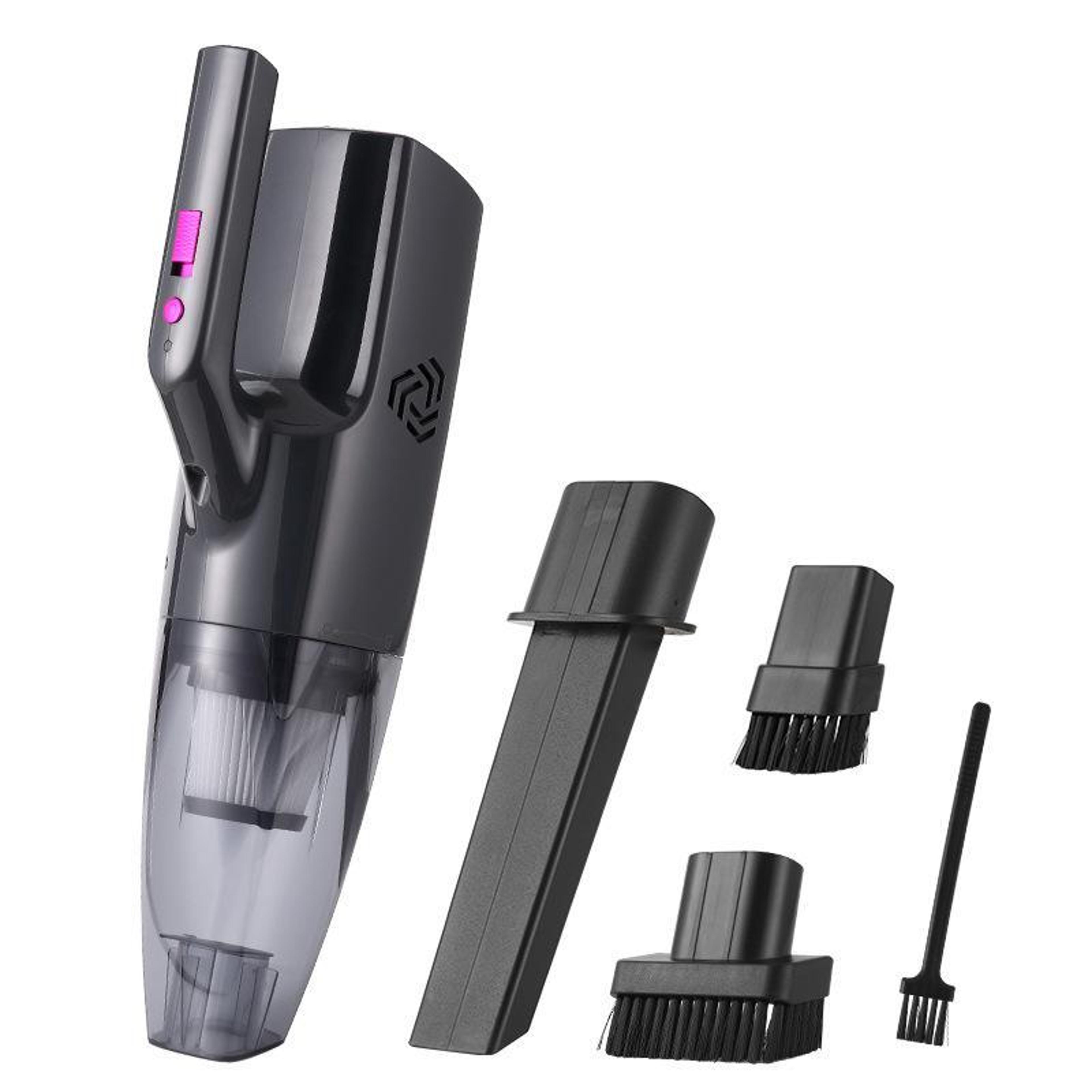 compact handheld vacuum cleaner for car & desktop suction