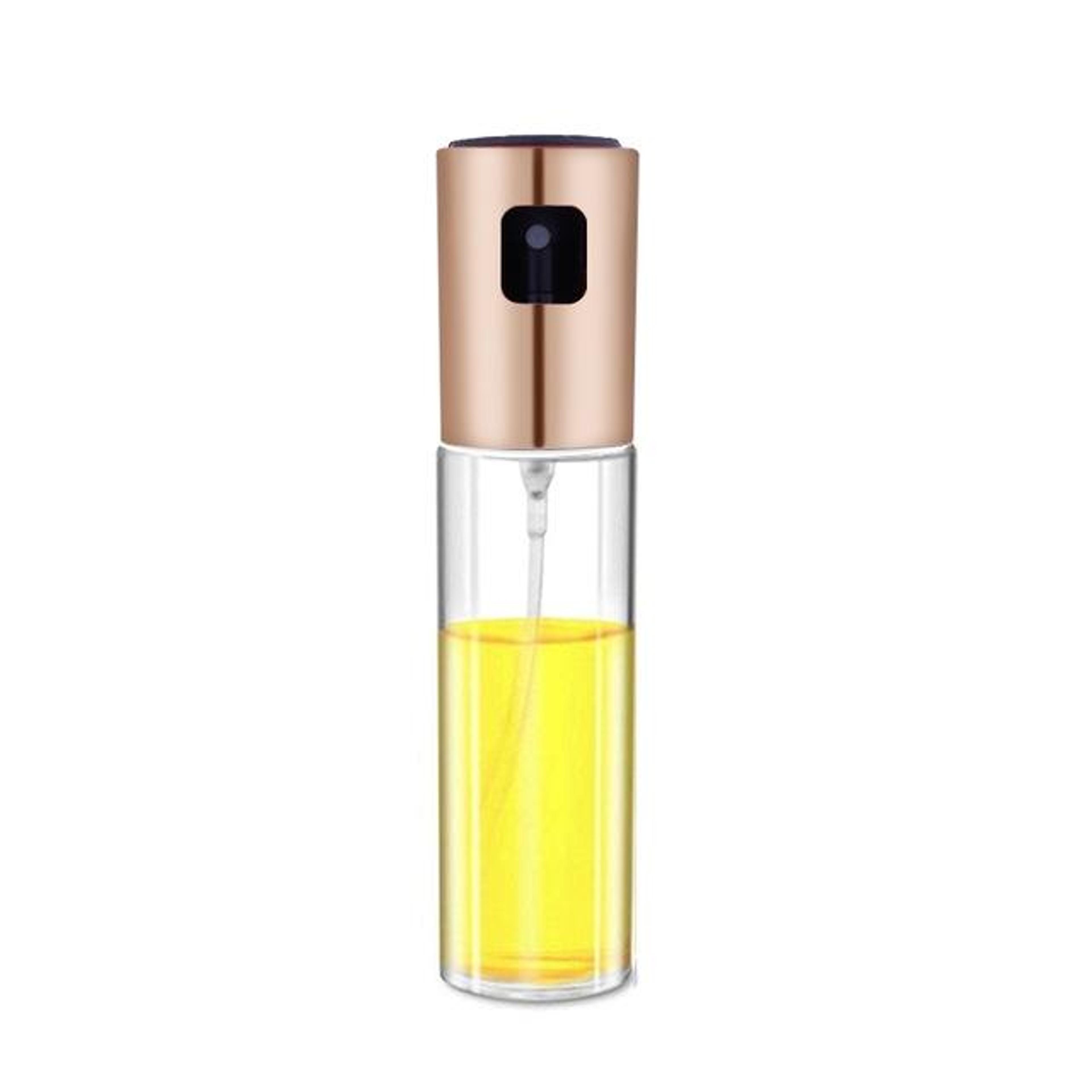 premium rose gold glass olive oil spray bottle vinegar & seasoning dispenser