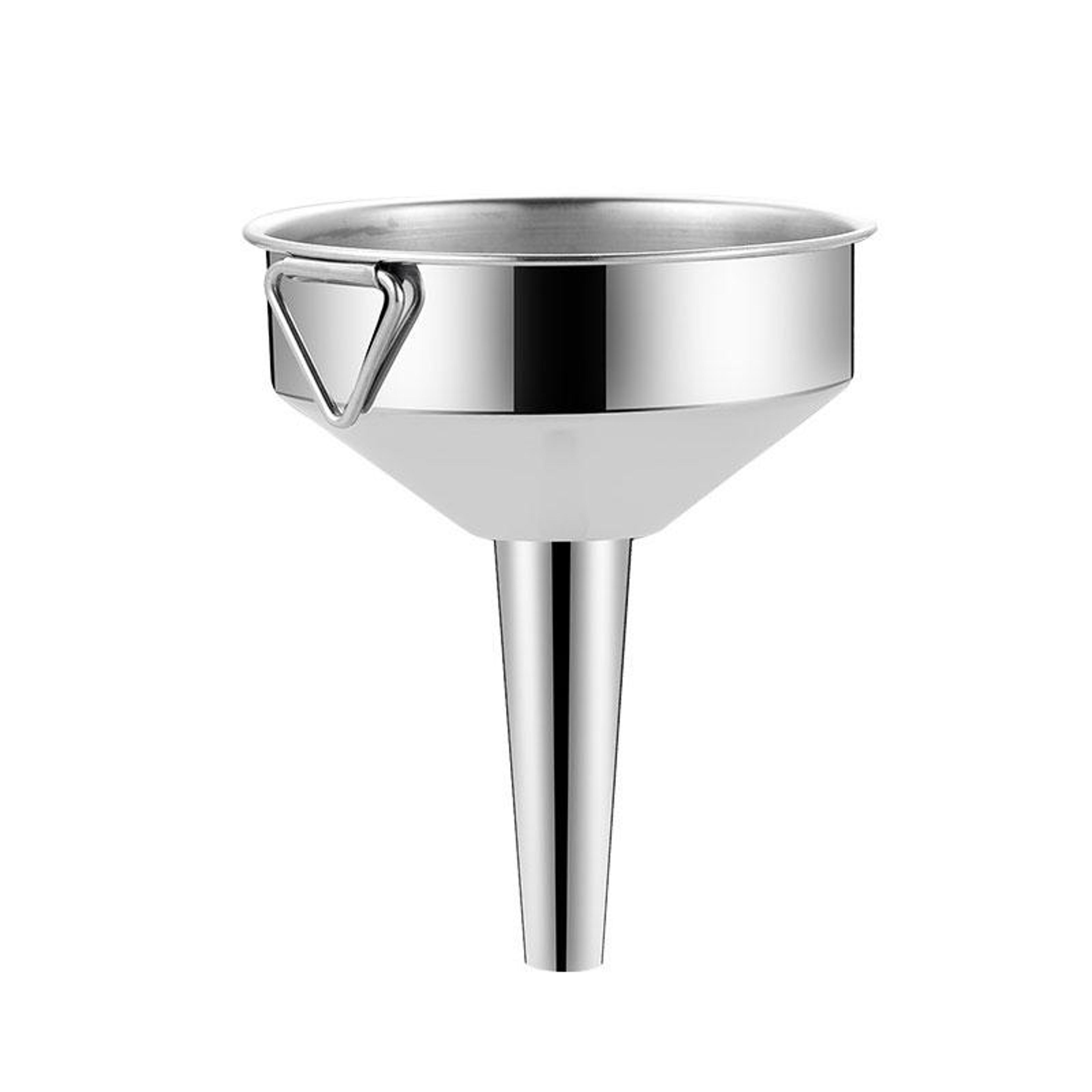 premium stainless steel funnel for kitchen oil, wine, and liquids