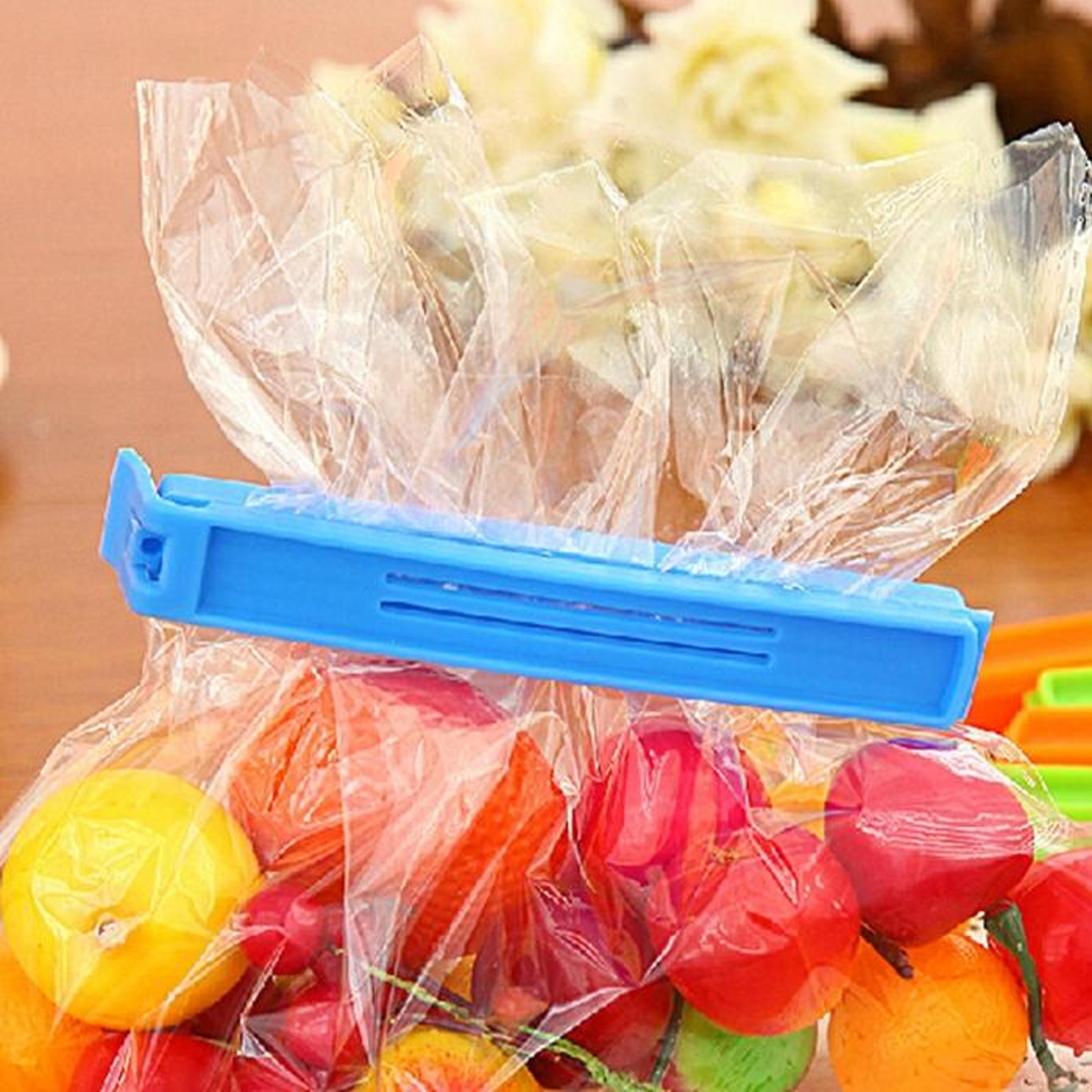 premium food storage clips & bag sealer set for kitchen organization