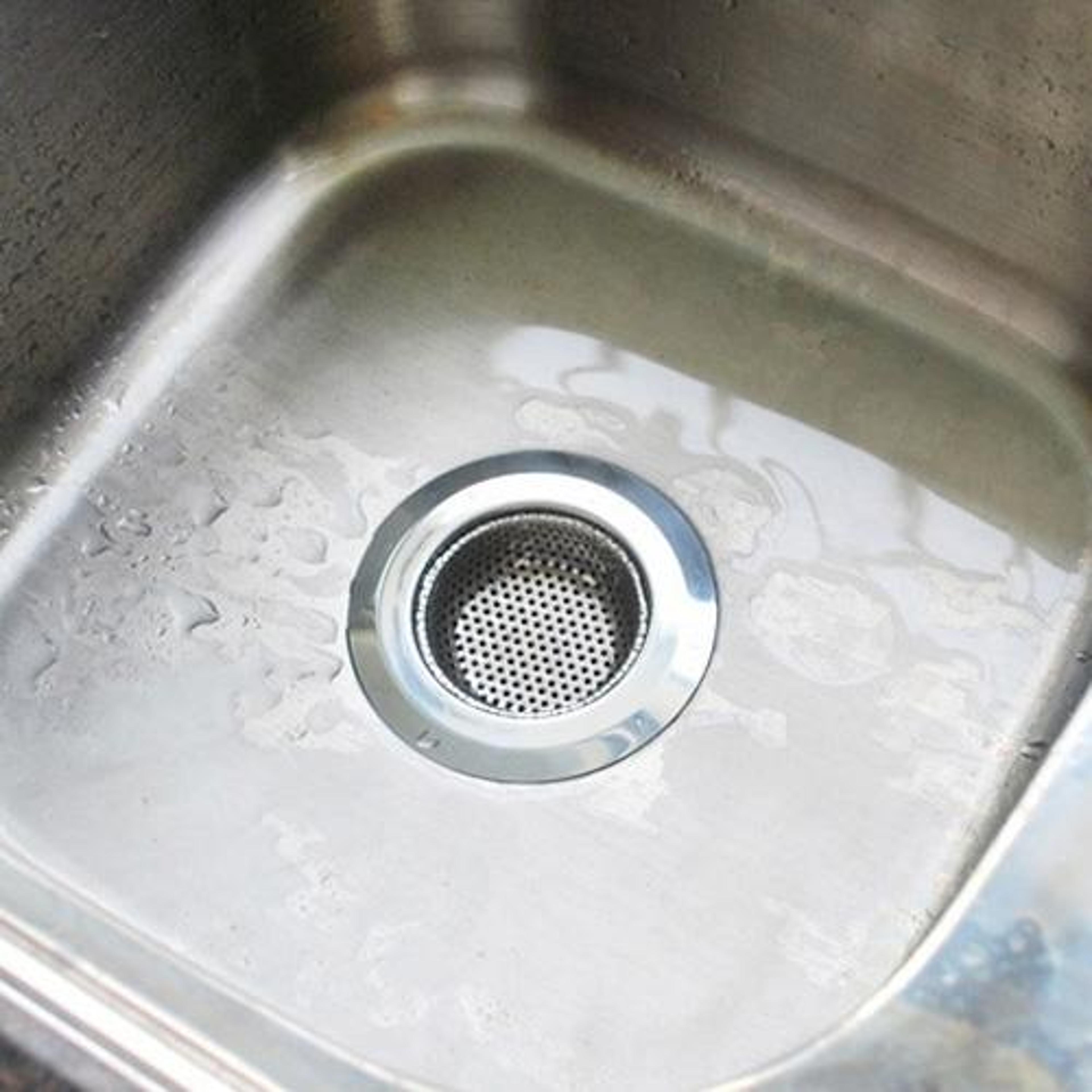 wide edge stainless steel floor drain cover & sink strainer