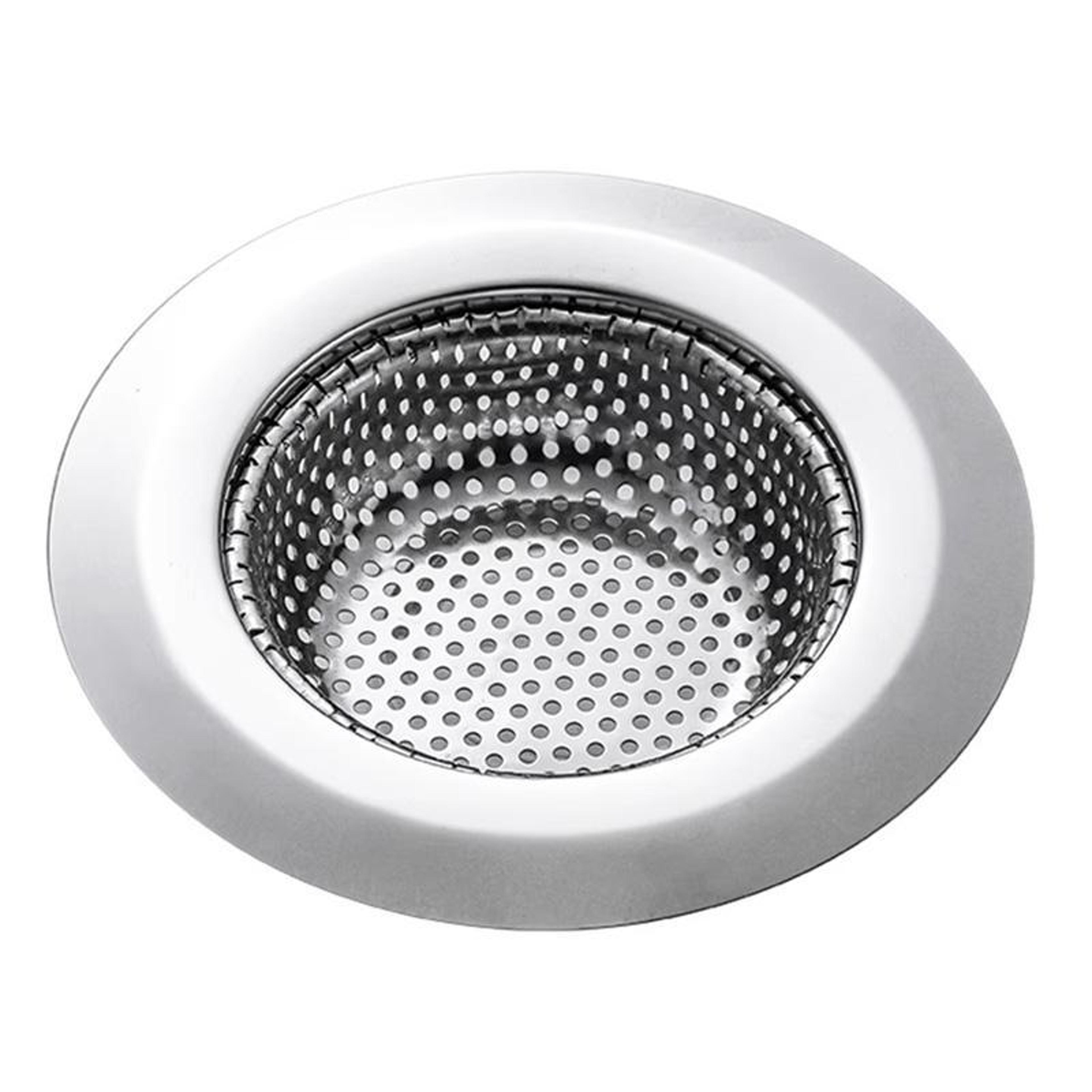wide rim stainless steel sink strainer kitchen drain filter tool