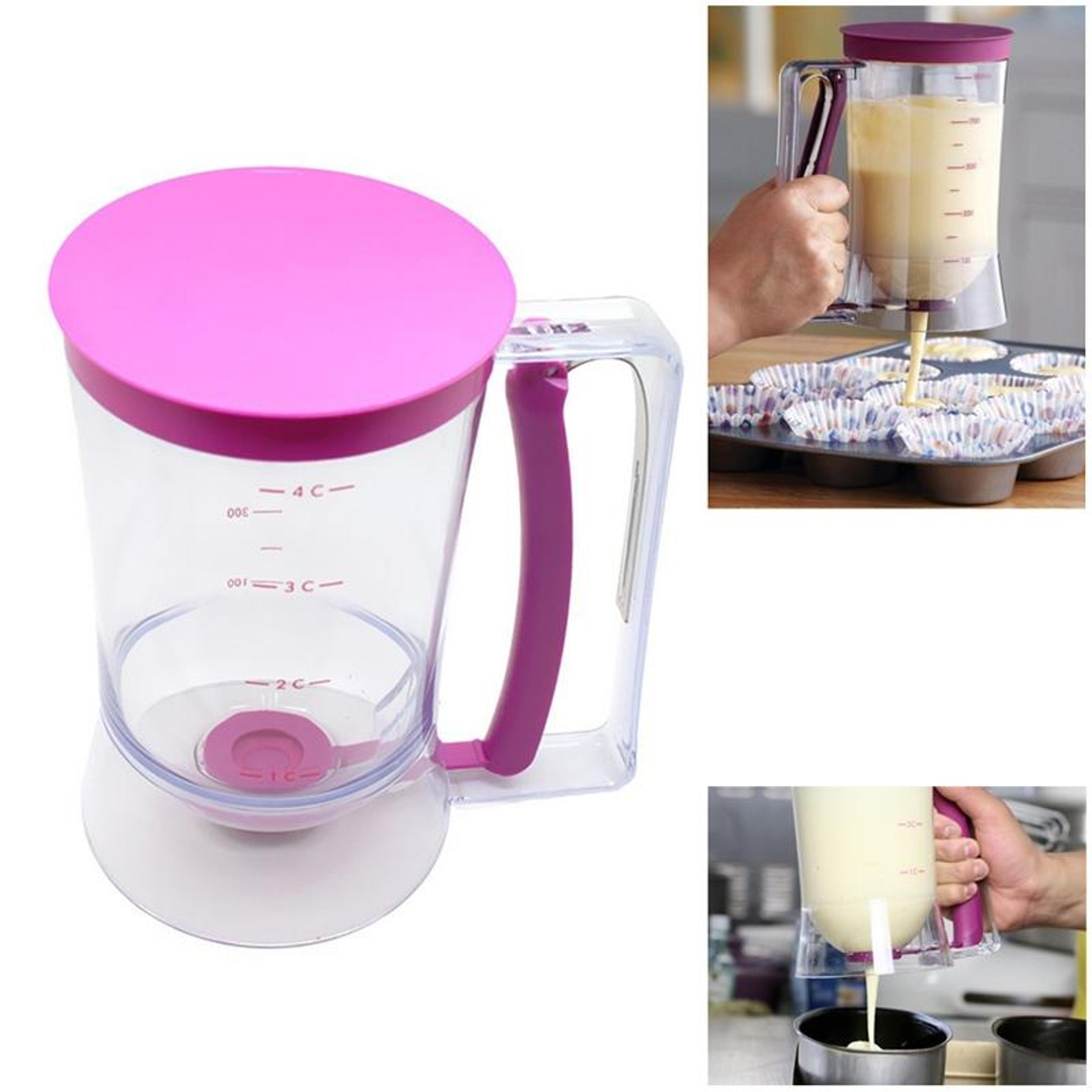 dispenser & cupcake batter dispenser with precision measuring cup