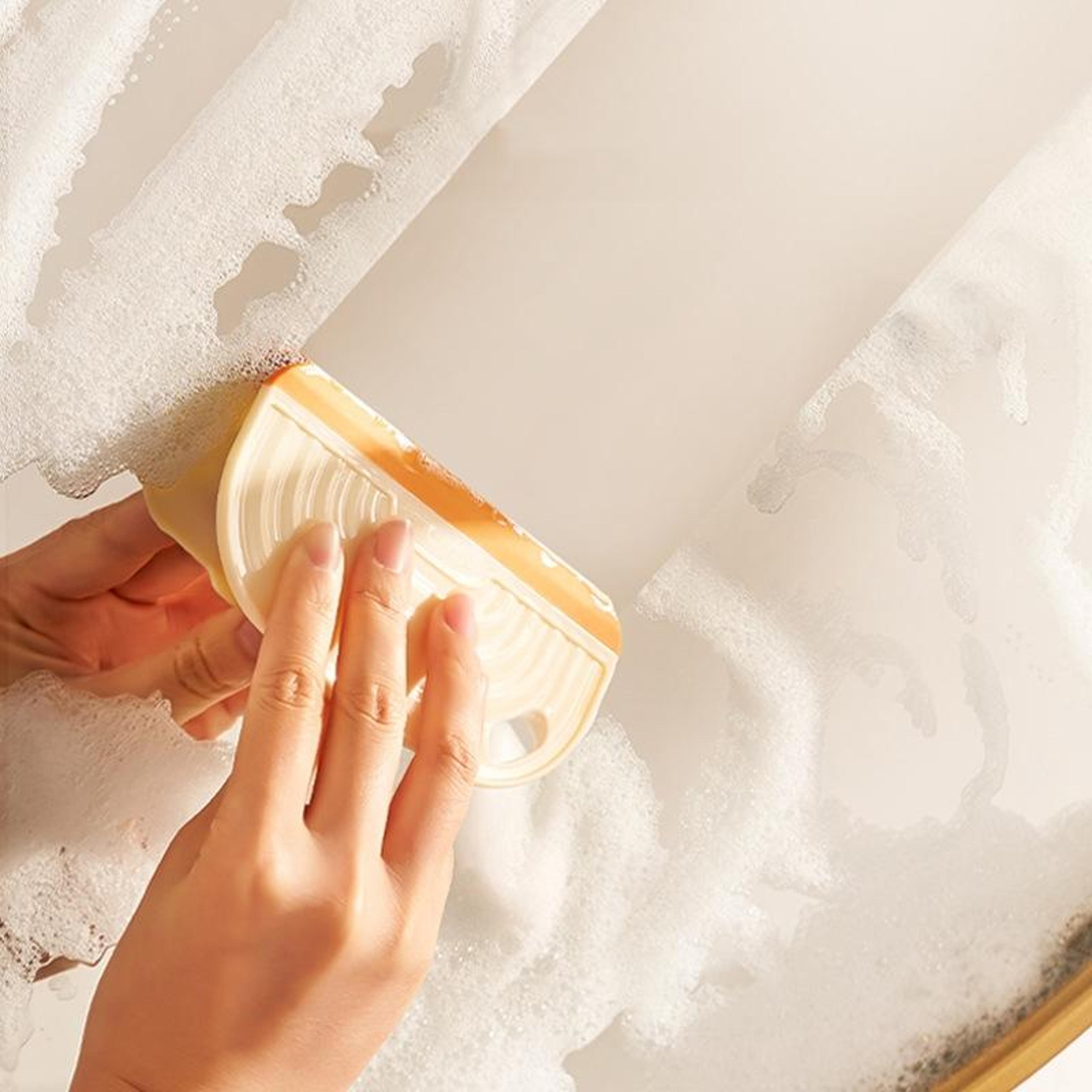mini squeegee bathroom mirror wiper and glass cleaning tool