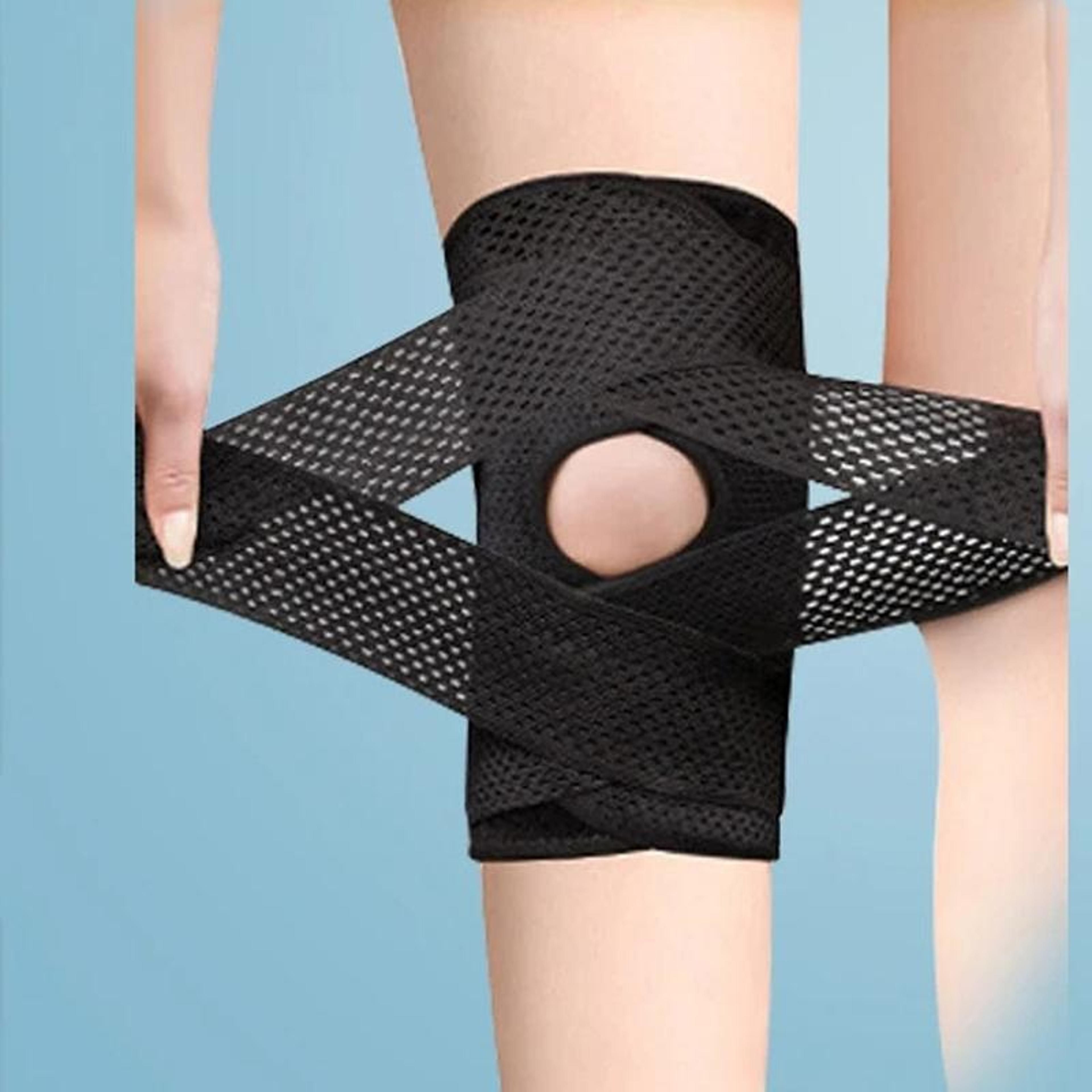 breathable sports knee support adjustable meniscus brace