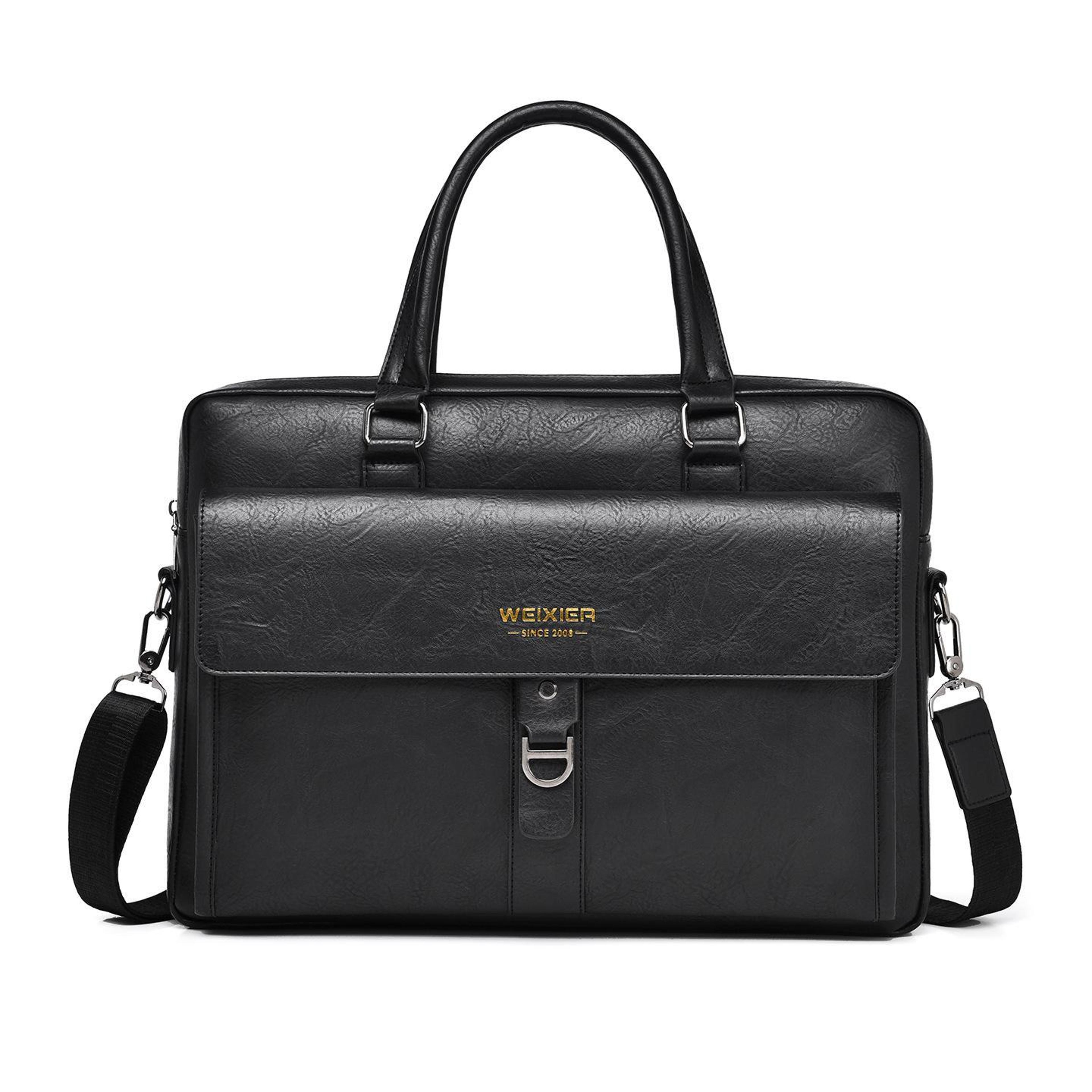vintage business tote bag waterproof large capacity laptop bag