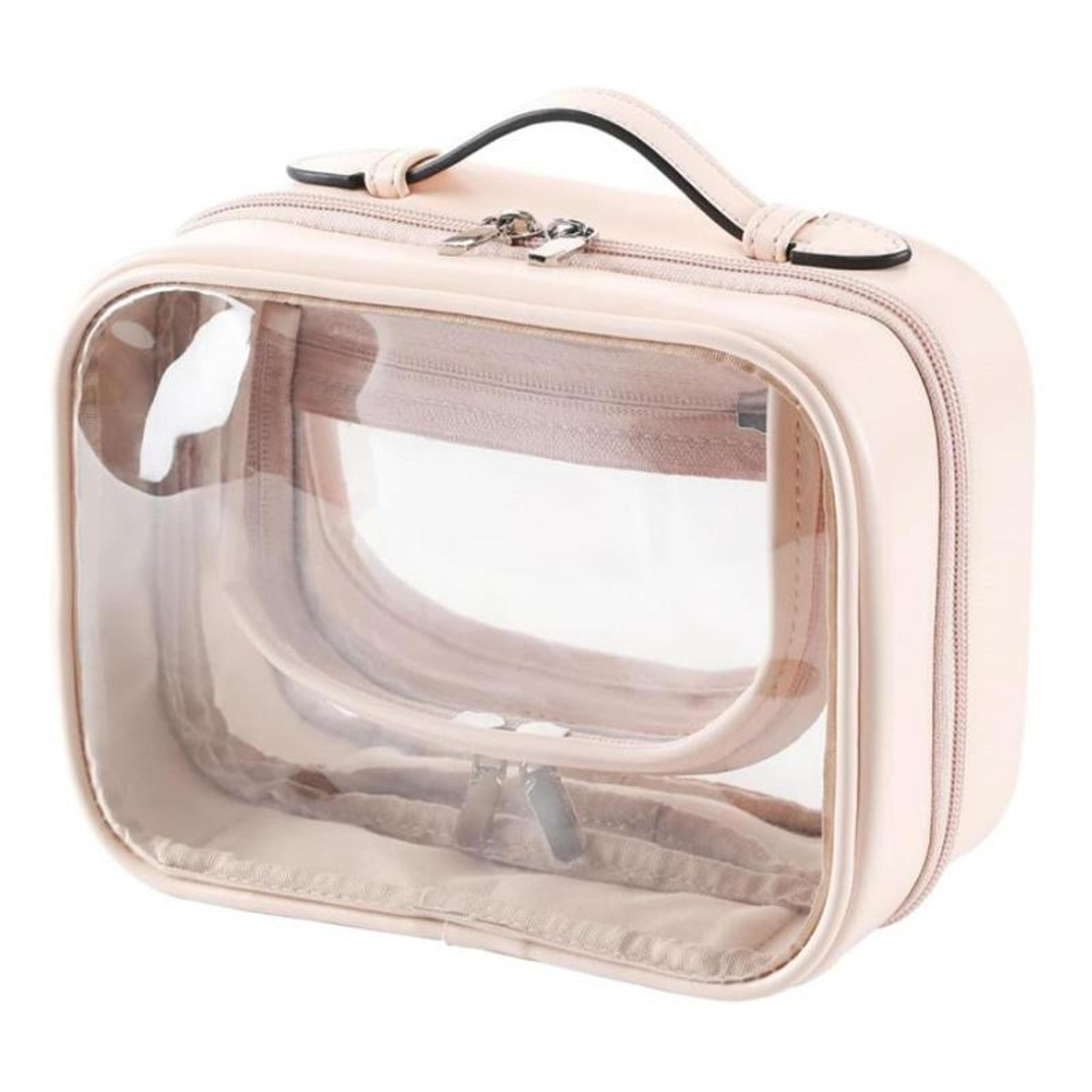 portable waterproof travel makeup bag large capacity toiletry organizer