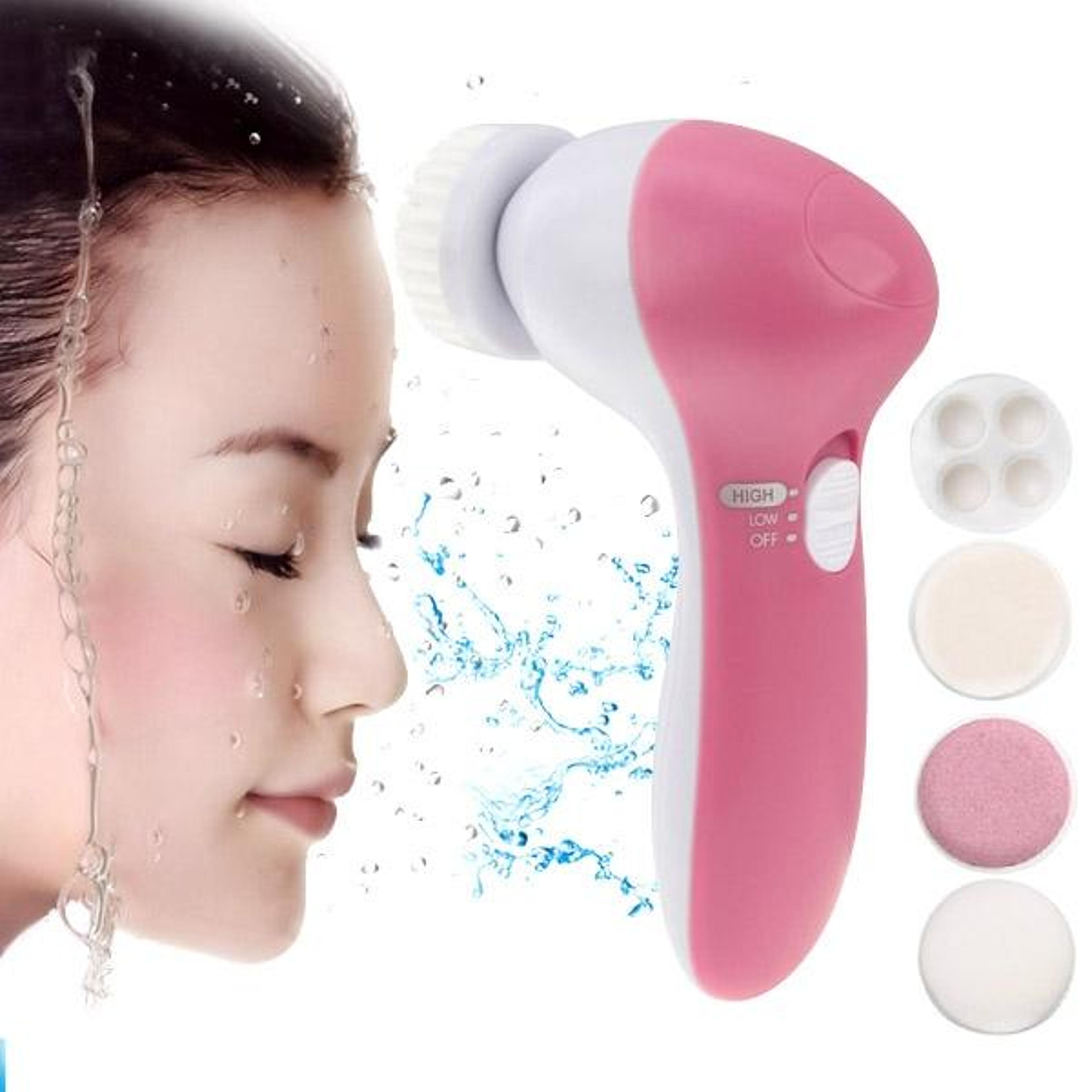 facial cleansing brush electric face massager and exfoliating skin care brush