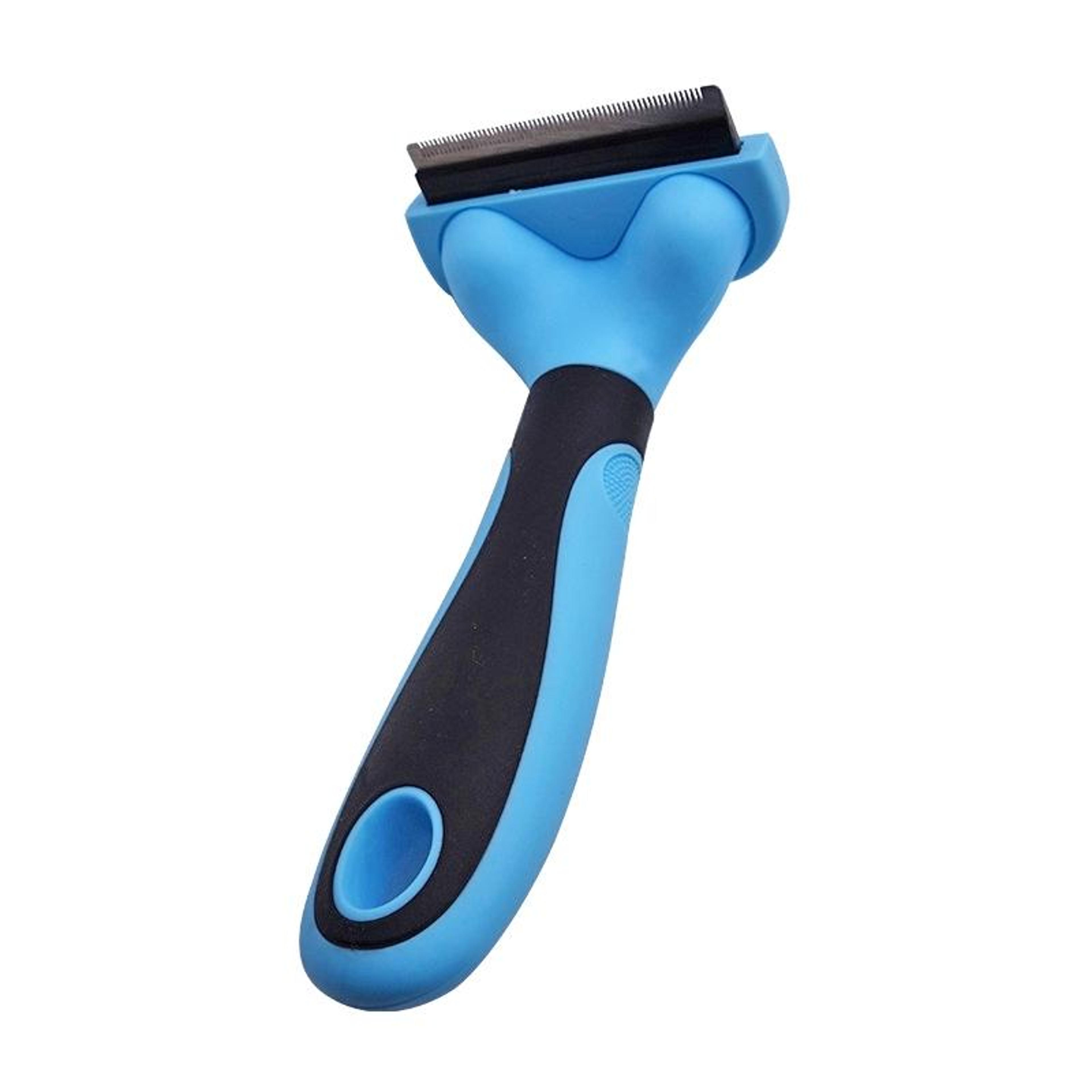 double sided pet dematting comb for dogs and cats, stainless steel knot remover