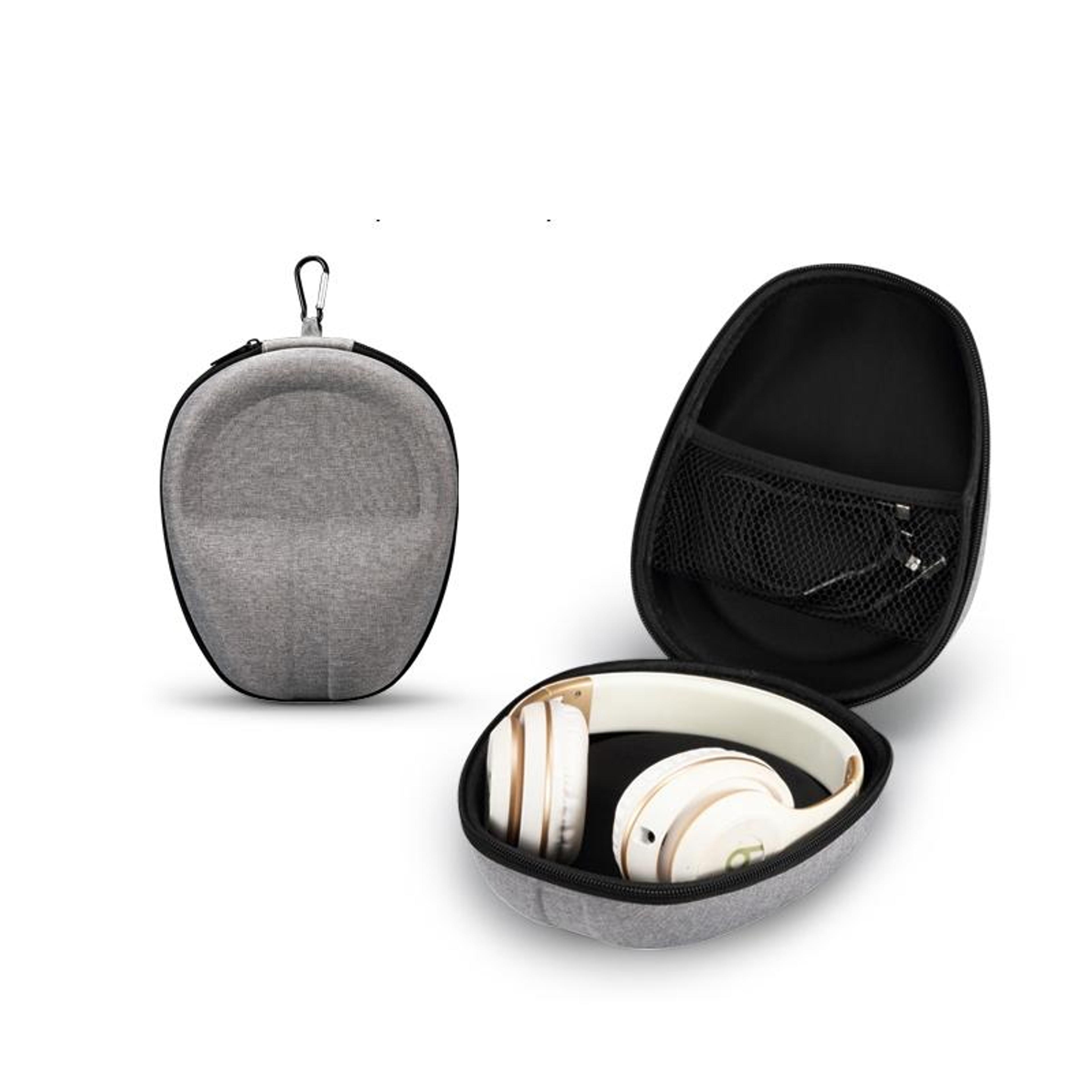 universal headphone storage bag with organizer pocket