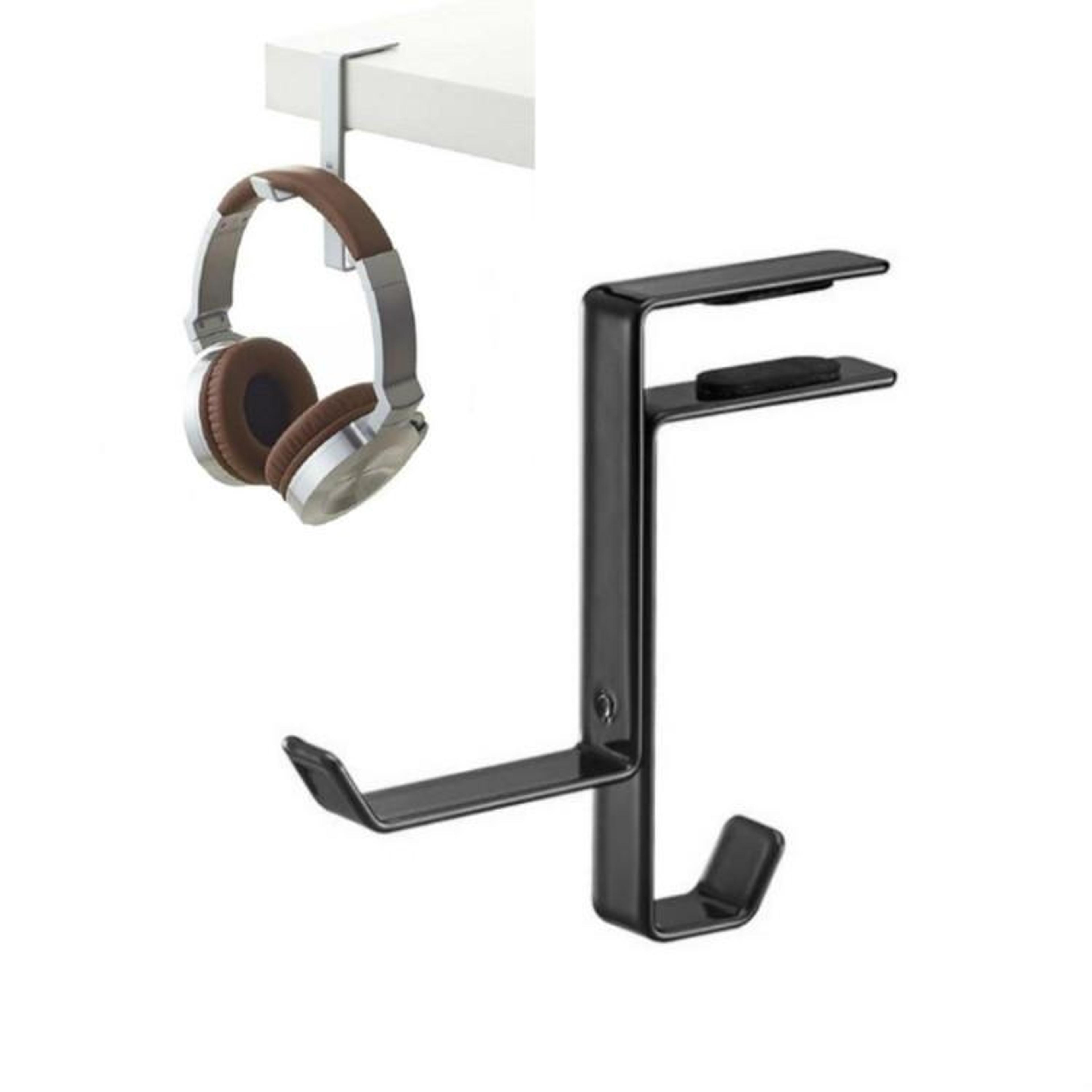 premium desktop headphone stand & metal bag hook for headsets