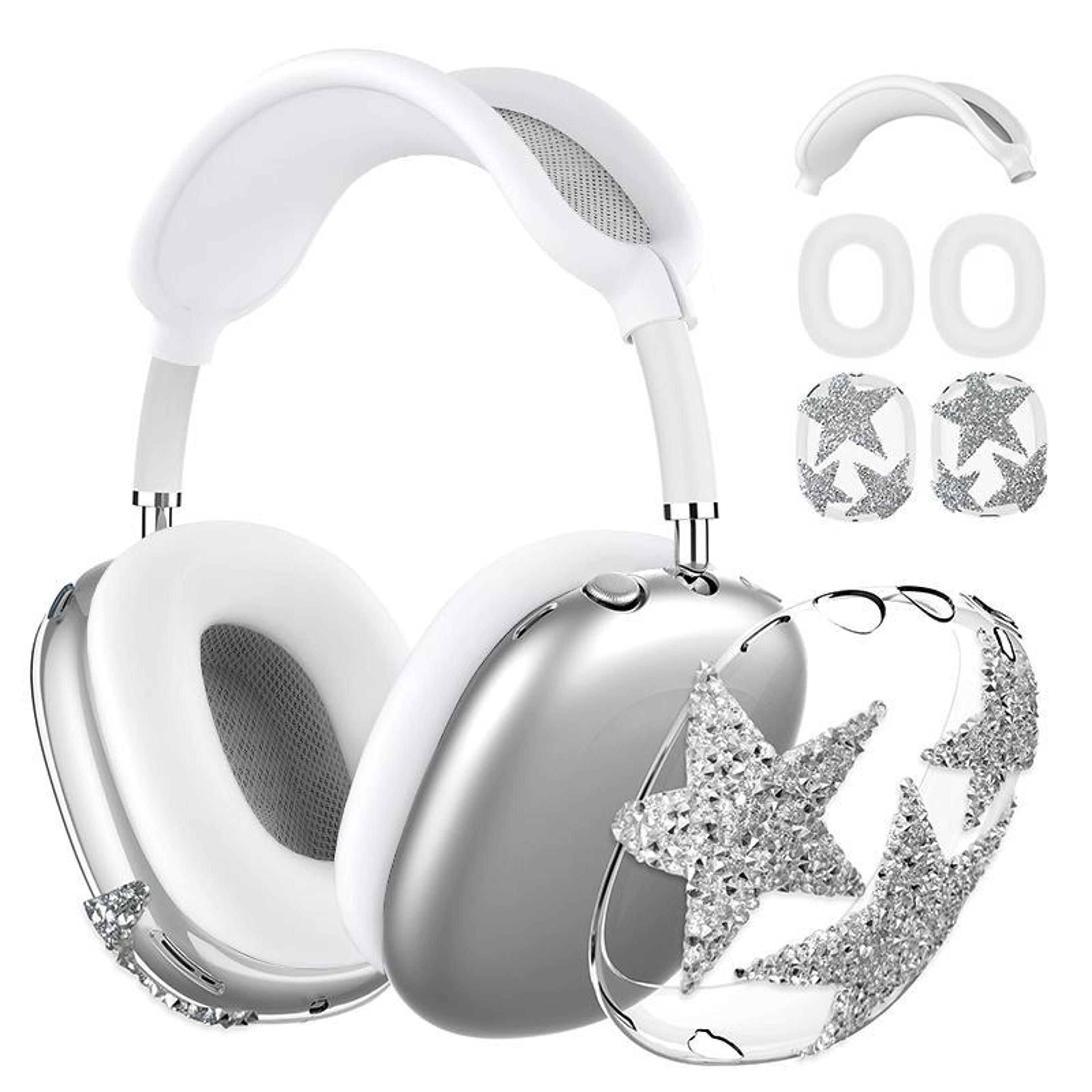 airpods max diamond star silicone protective case