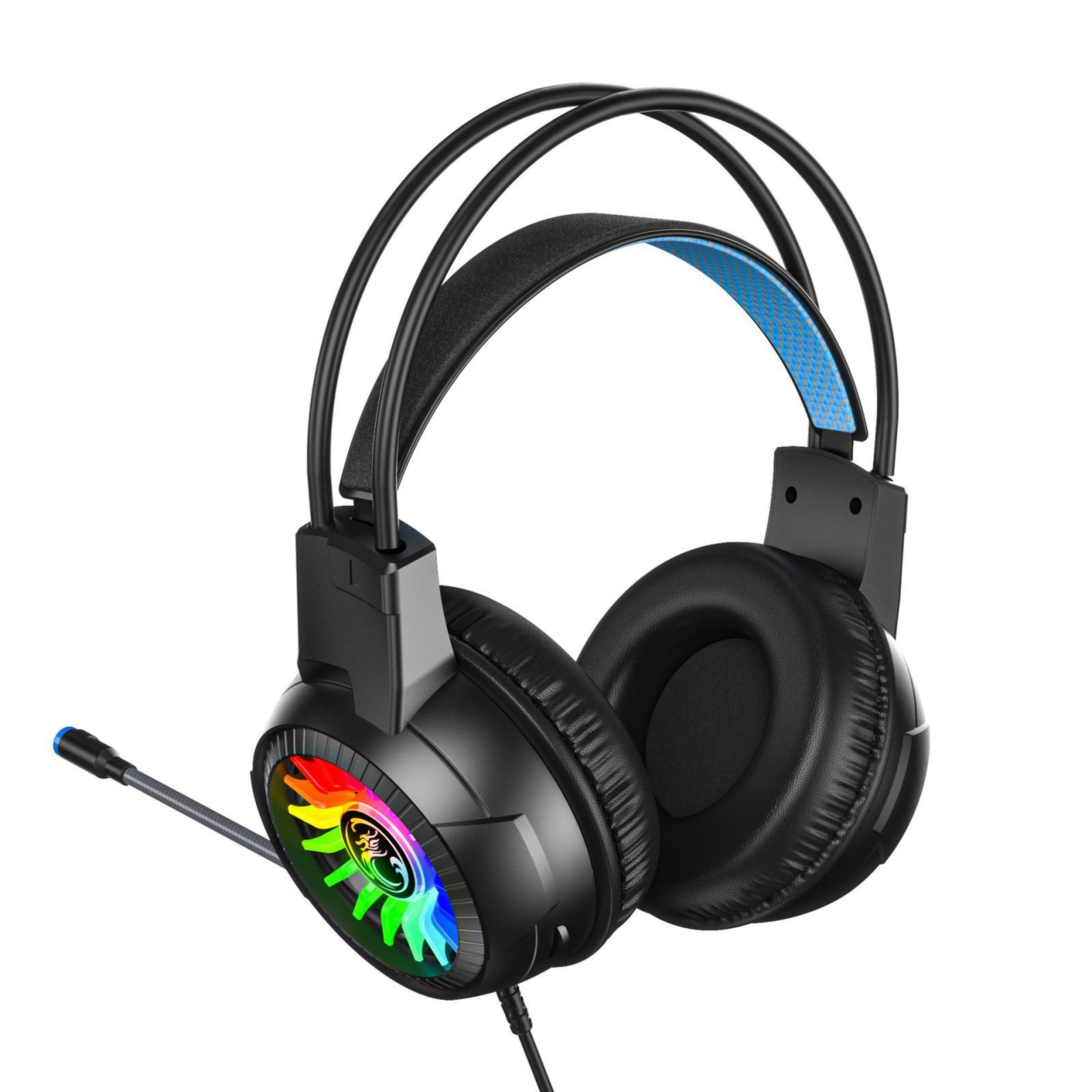 gaming headset with microphone wired esports headphones