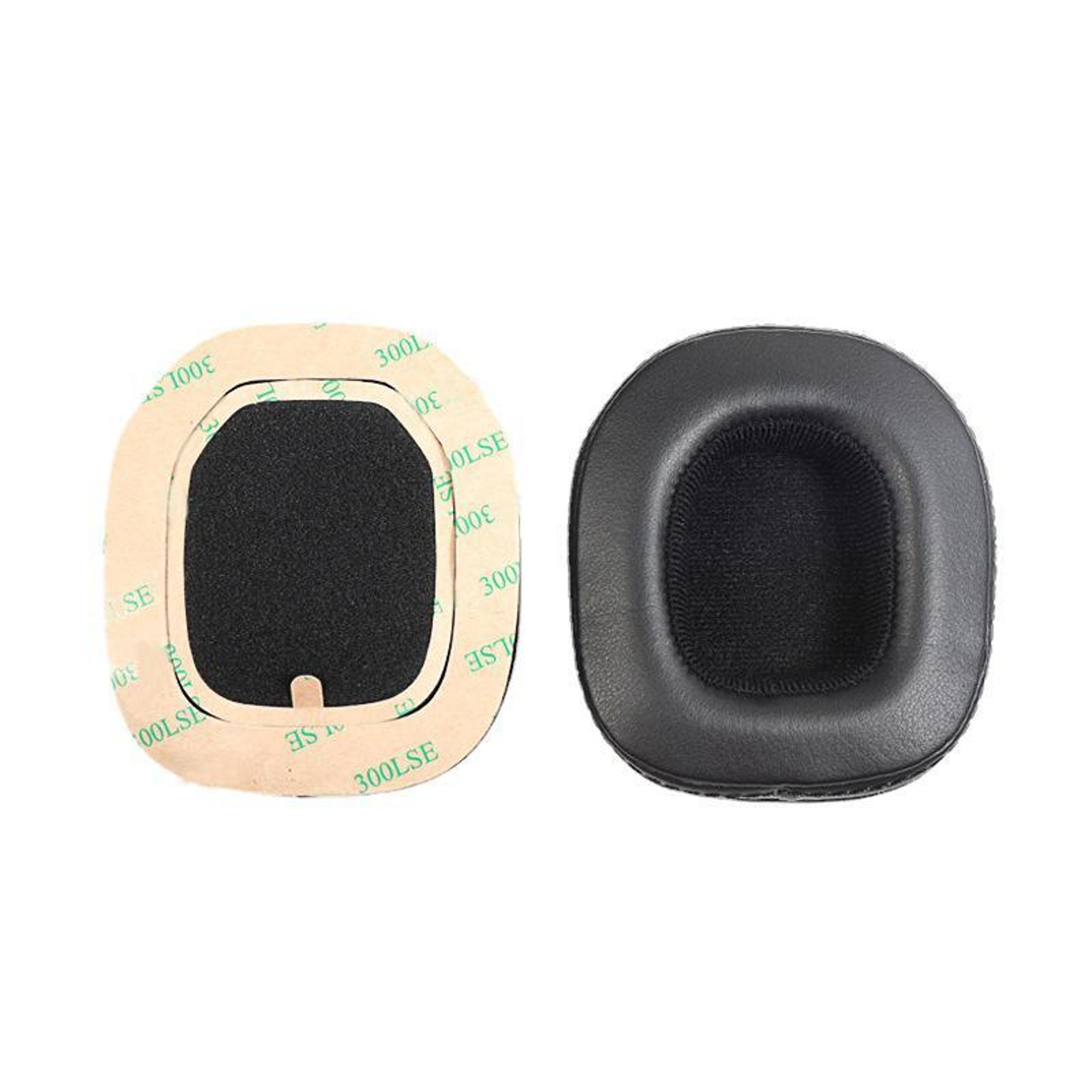 premium 2pcs replacement earpads for logitech astro a10 / a50 soft protein leather cushions
