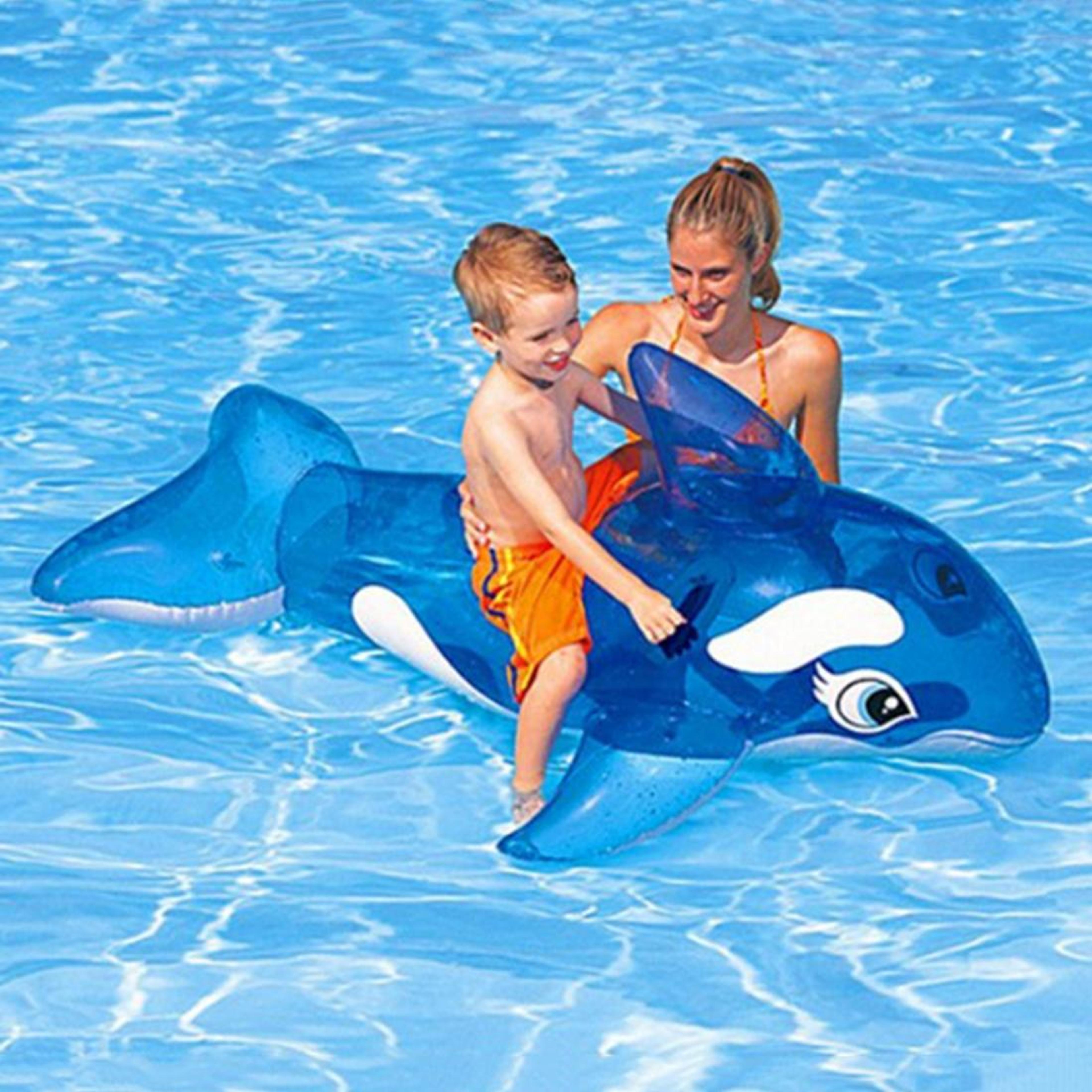 whale inflatable whale pool float ride on swimming ring for kids