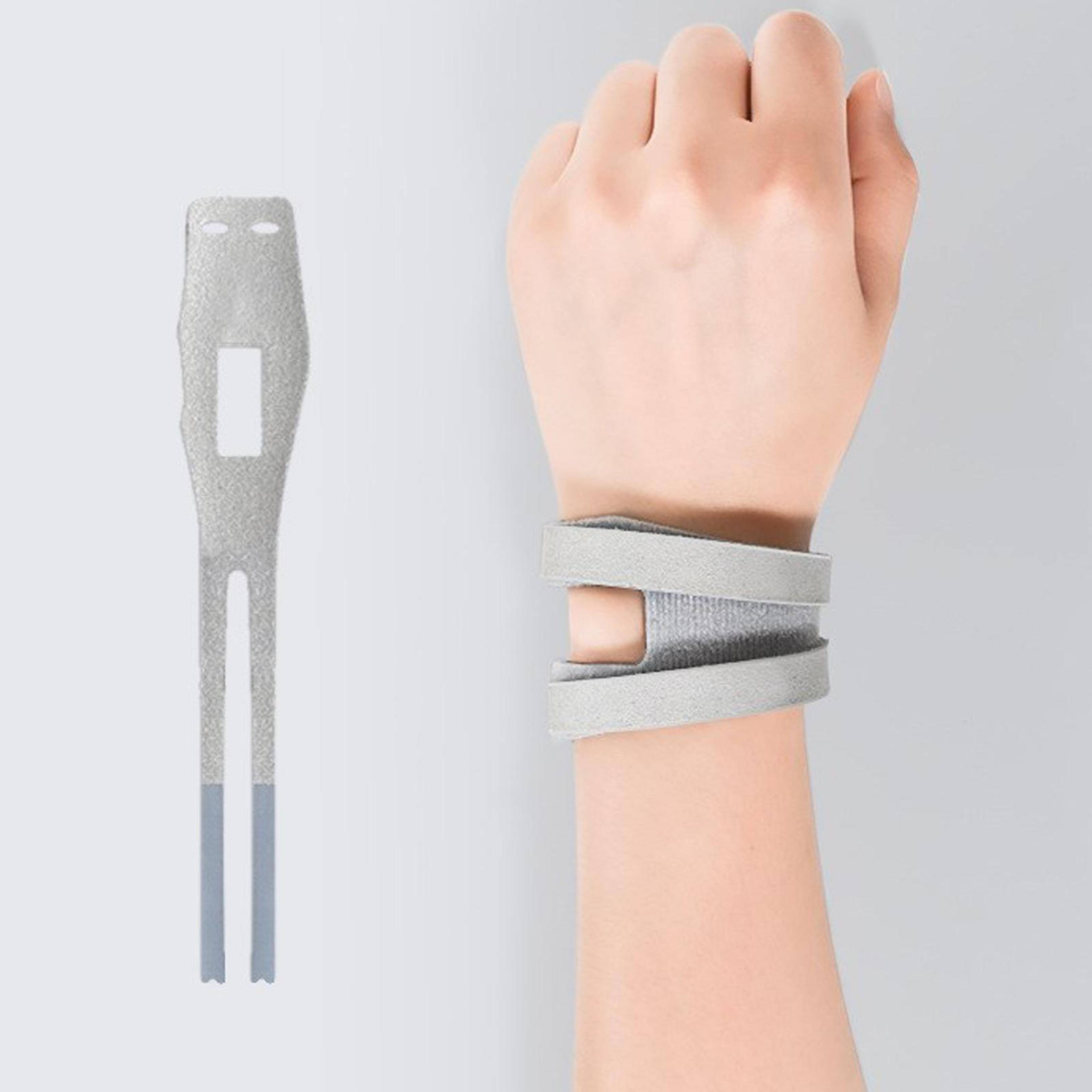 upgraded gray yoga wrist support brace for fitness training