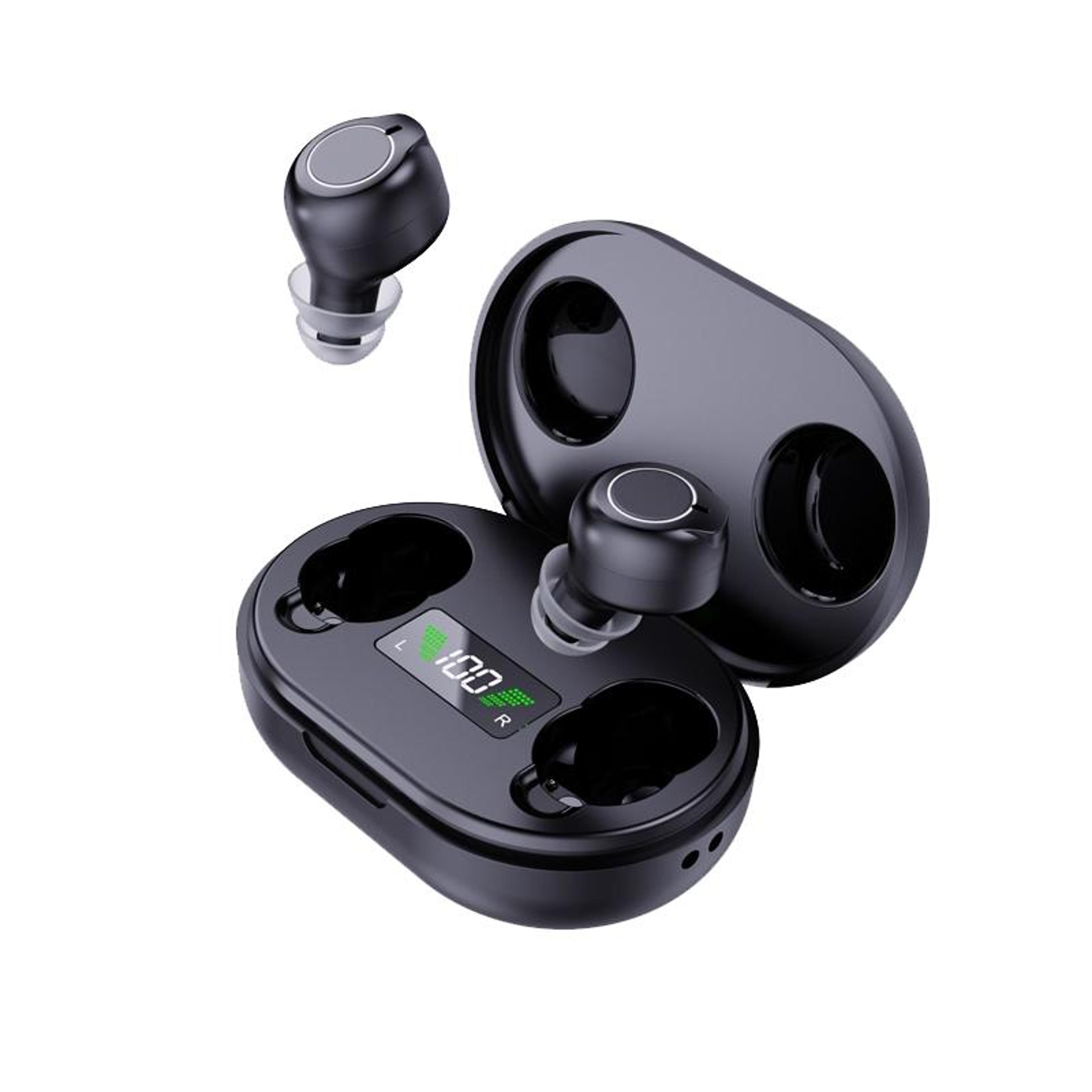 rechargeable semi-in-ear hearing aid for seniors sound amplifier