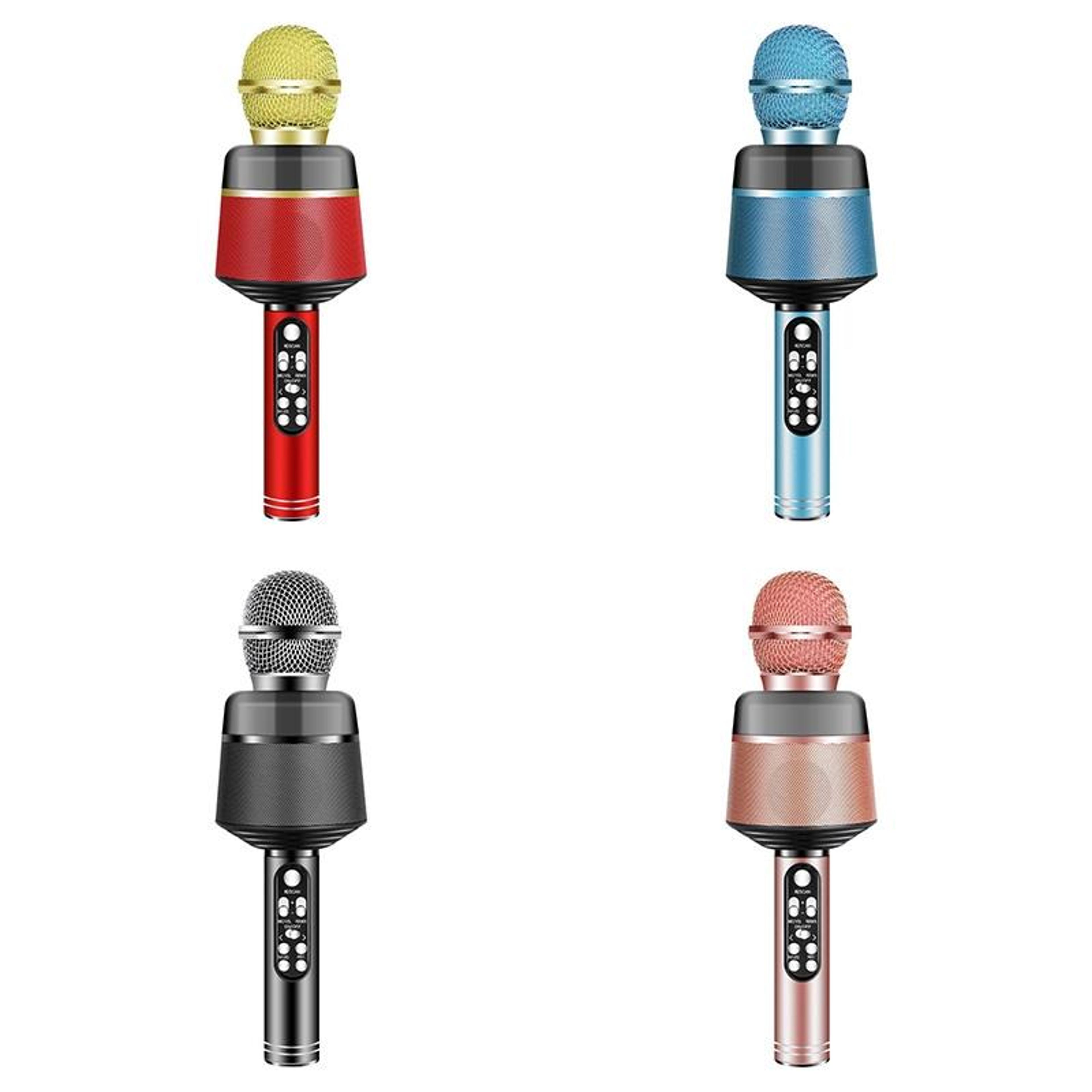 premium bluetooth karaoke mic with built in speaker portable wireless bluetooth microphone