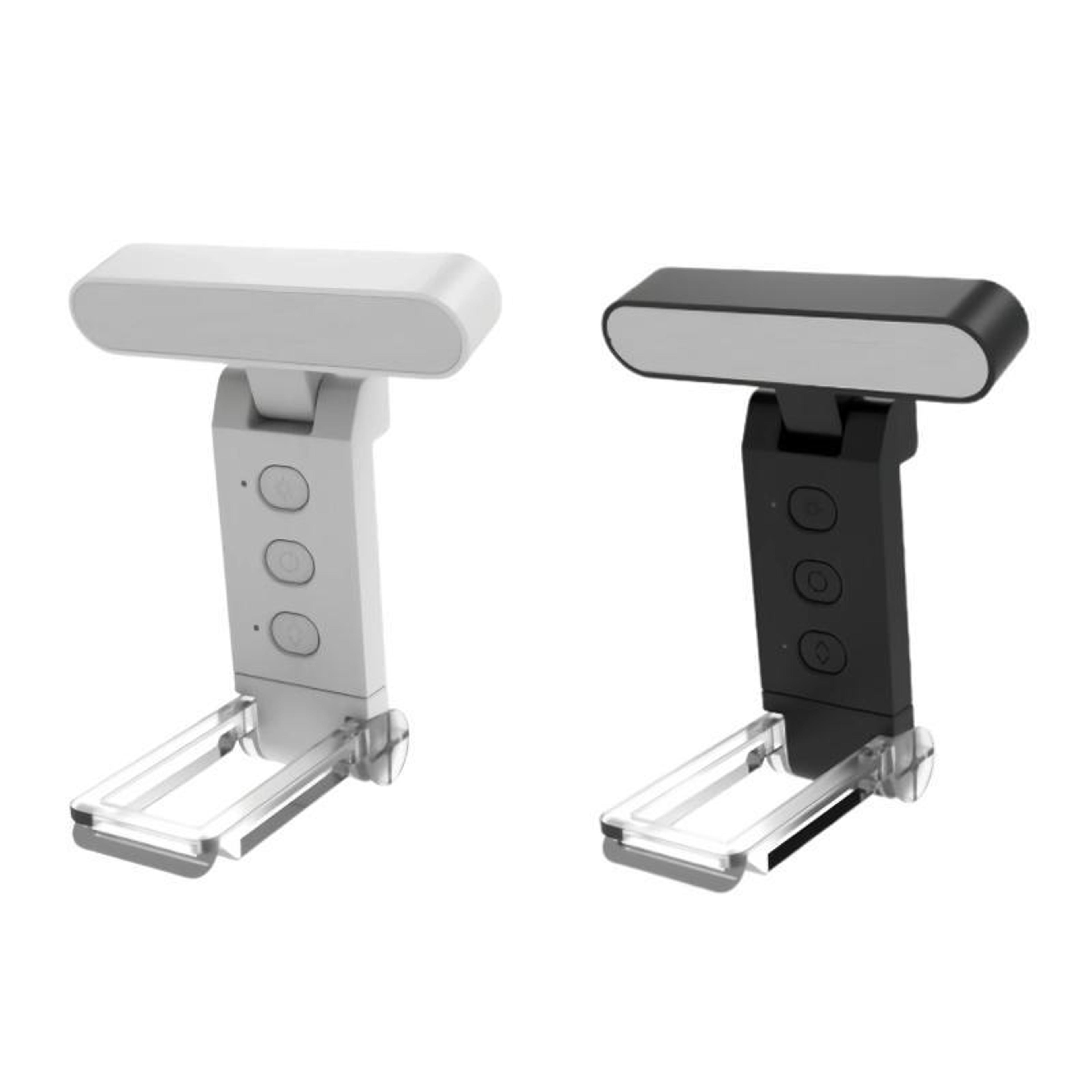 usb rechargeable clip reading light adjustable led book lamp for bed & travel