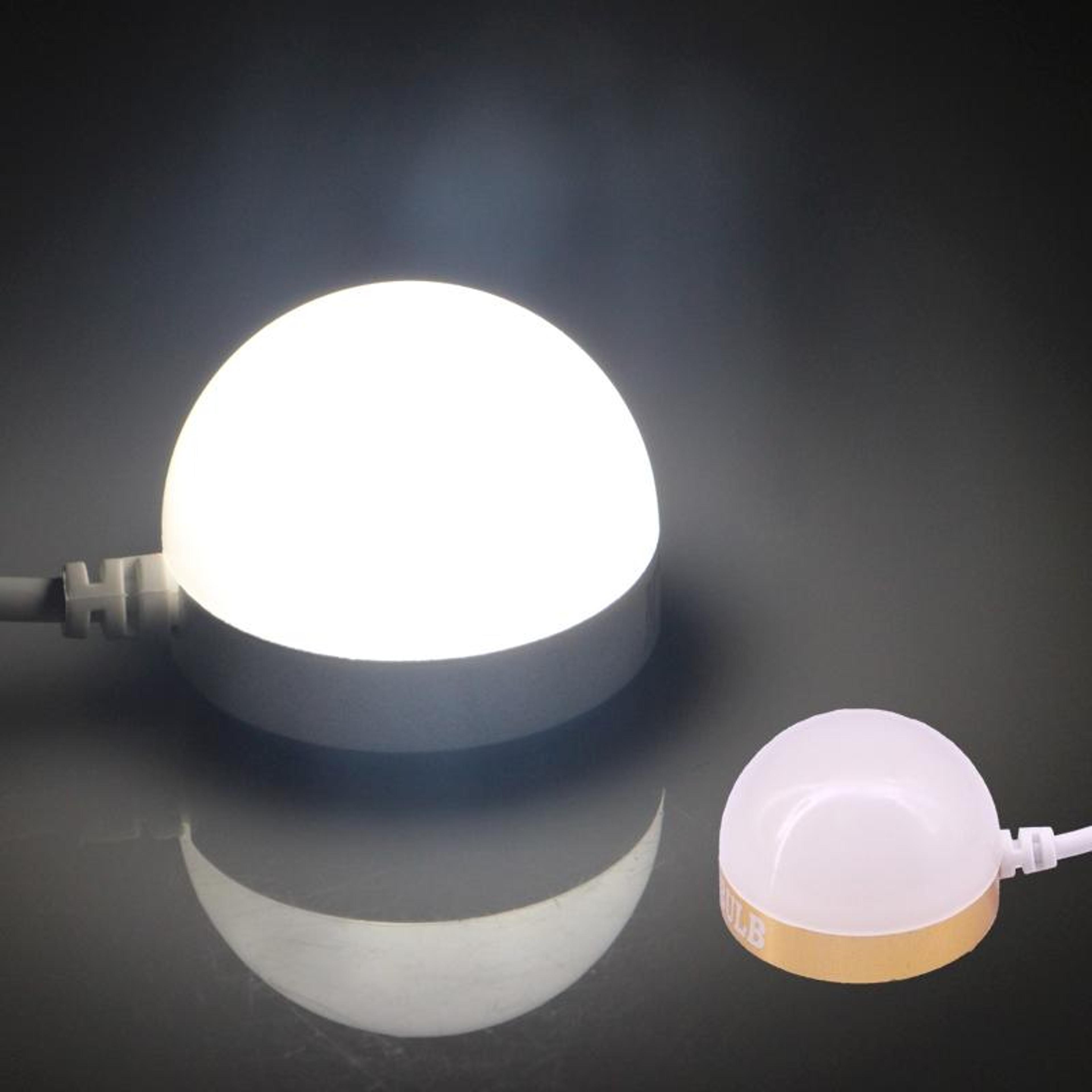 compact dimmable usb led light bulb with magnetic base & adjustable modes