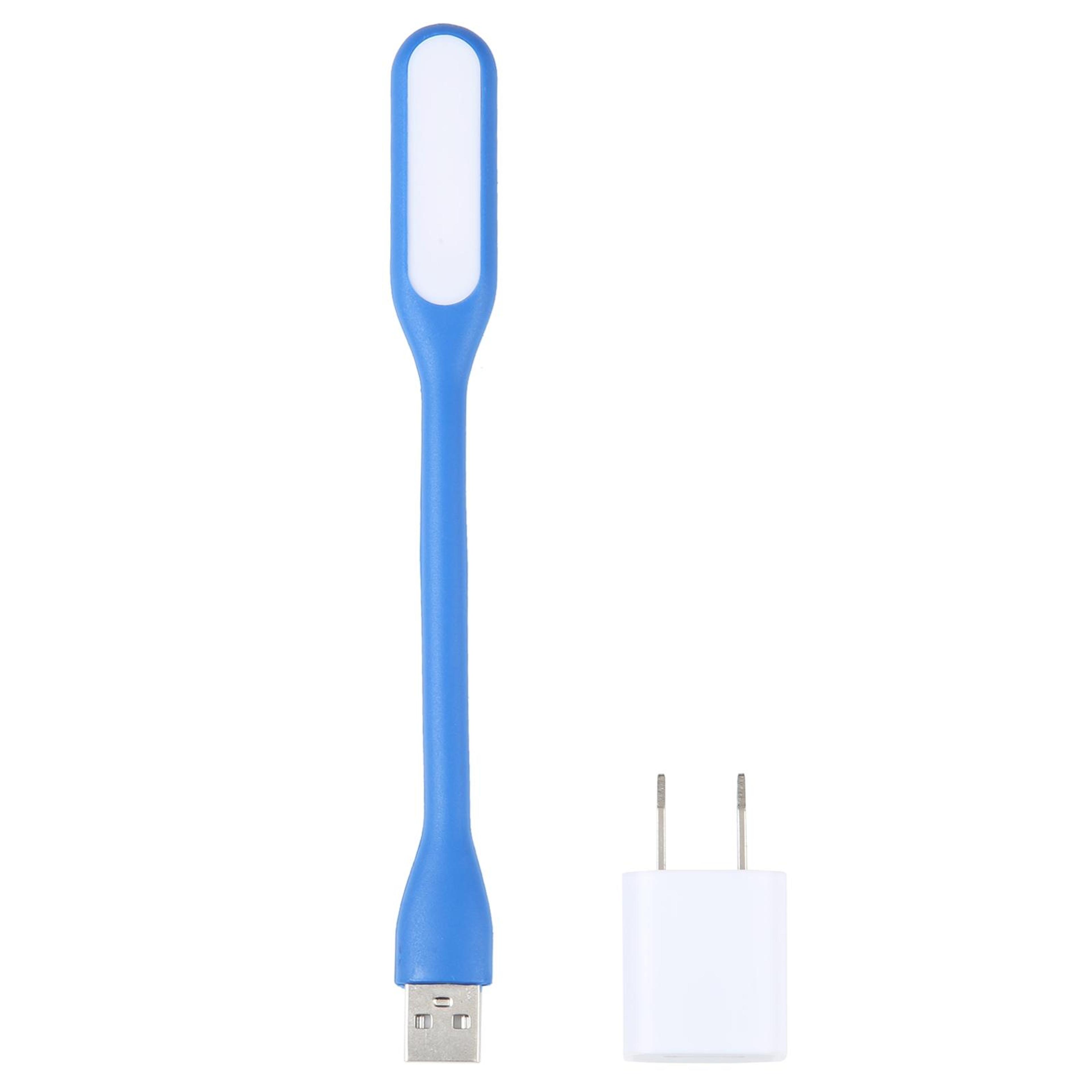 adjustable usb led reading light with flexible neck and us adapter