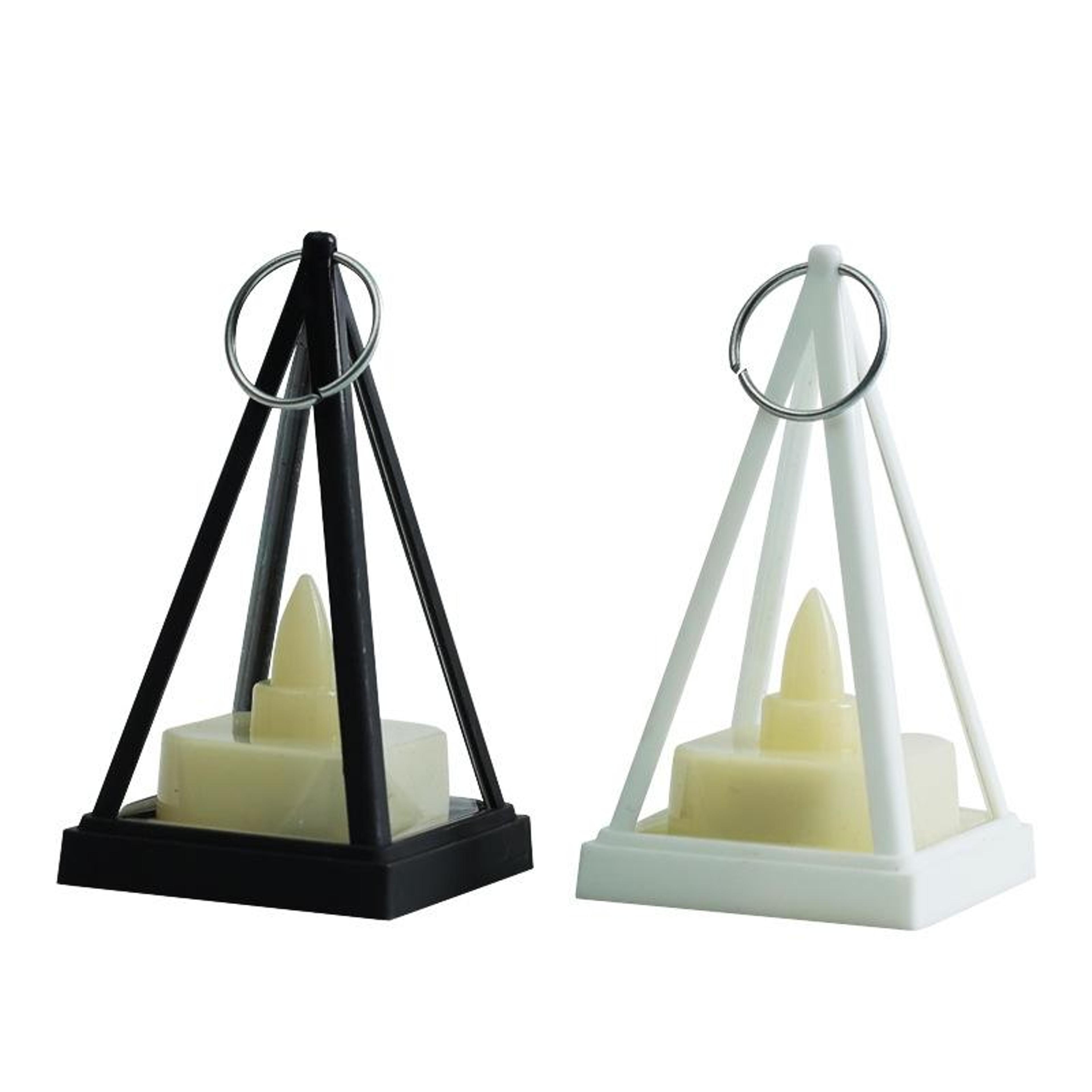 ambient triangle led party & flameless candle lights pyramid lamps