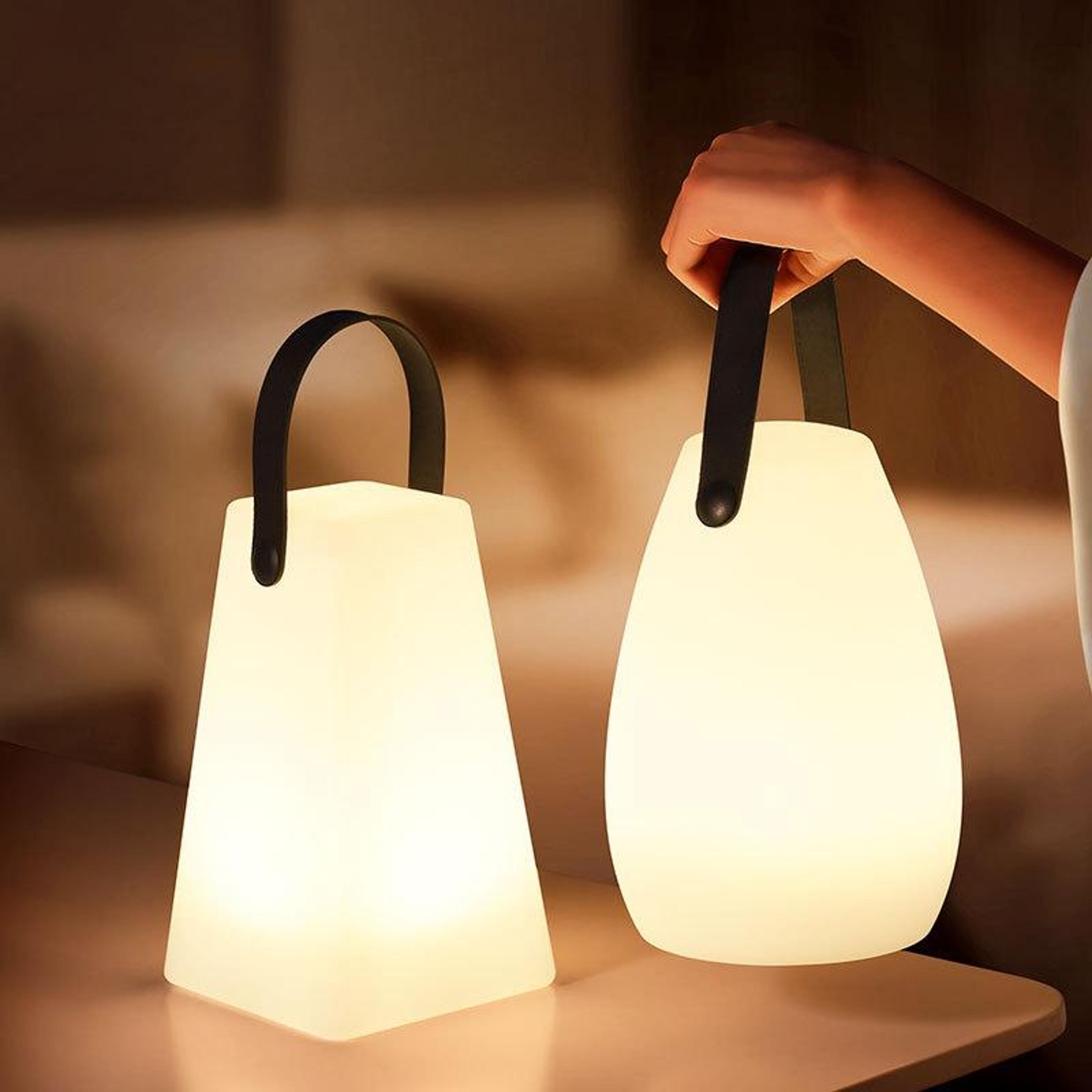 romantic colorful usb rechargeable portable night light with remote
