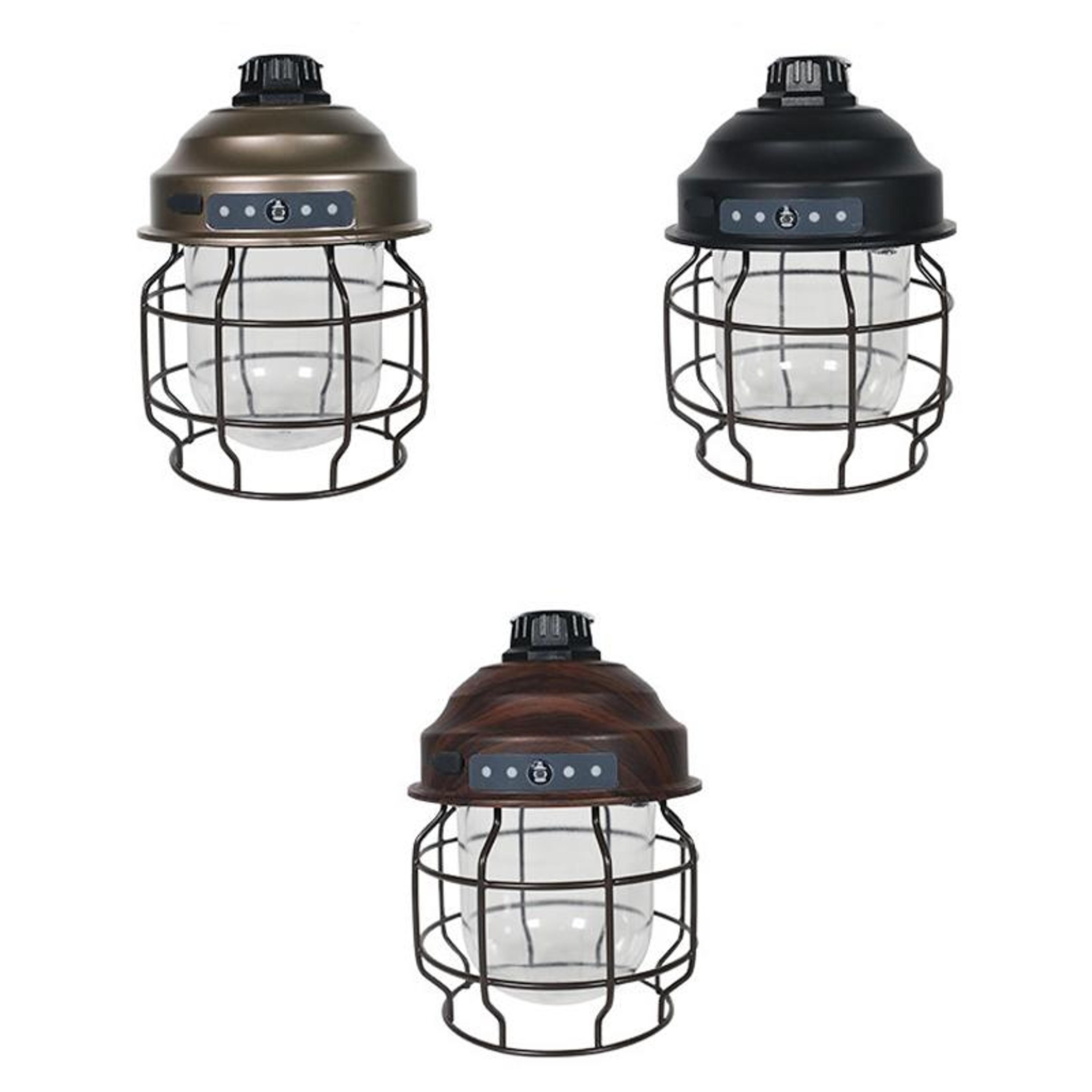 copper outdoor camping portable light with carabiner lightweight & durable led lantern