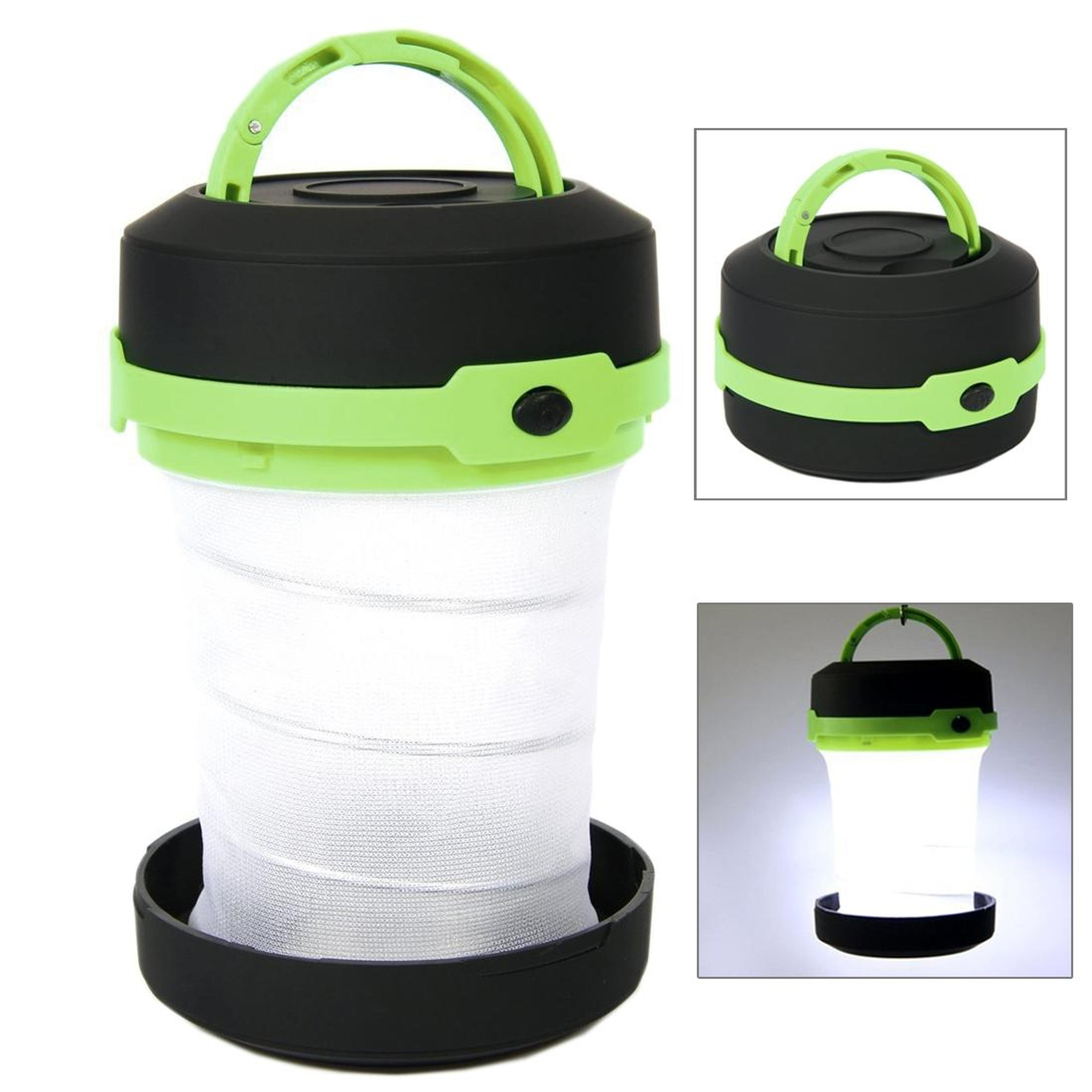 premium retractable led camping lantern & outdoor tent light portable 3 mode camping flashlight