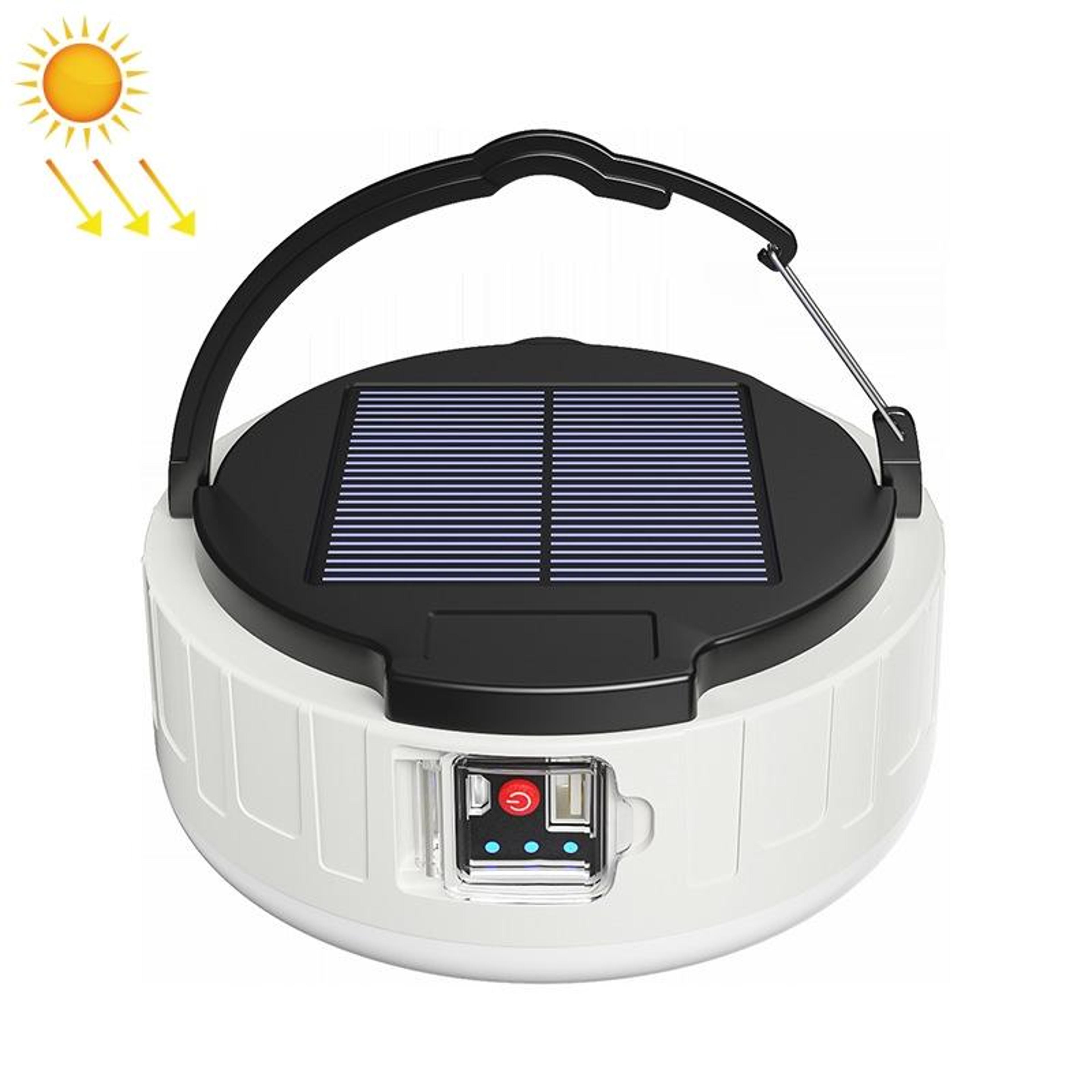solar powered led portable emergency & camping light