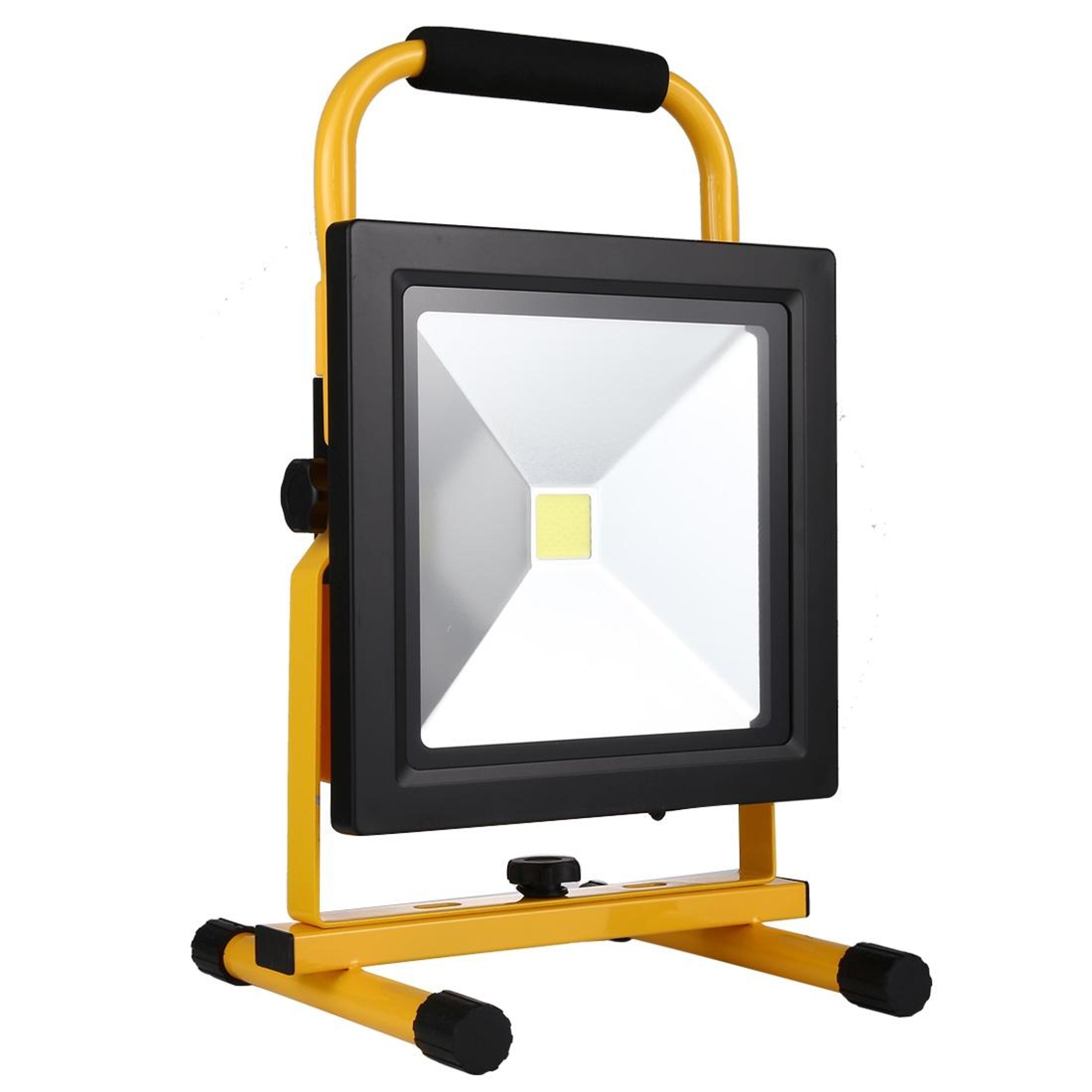 waterproof cob led rechargeable flood light with car & ac charging