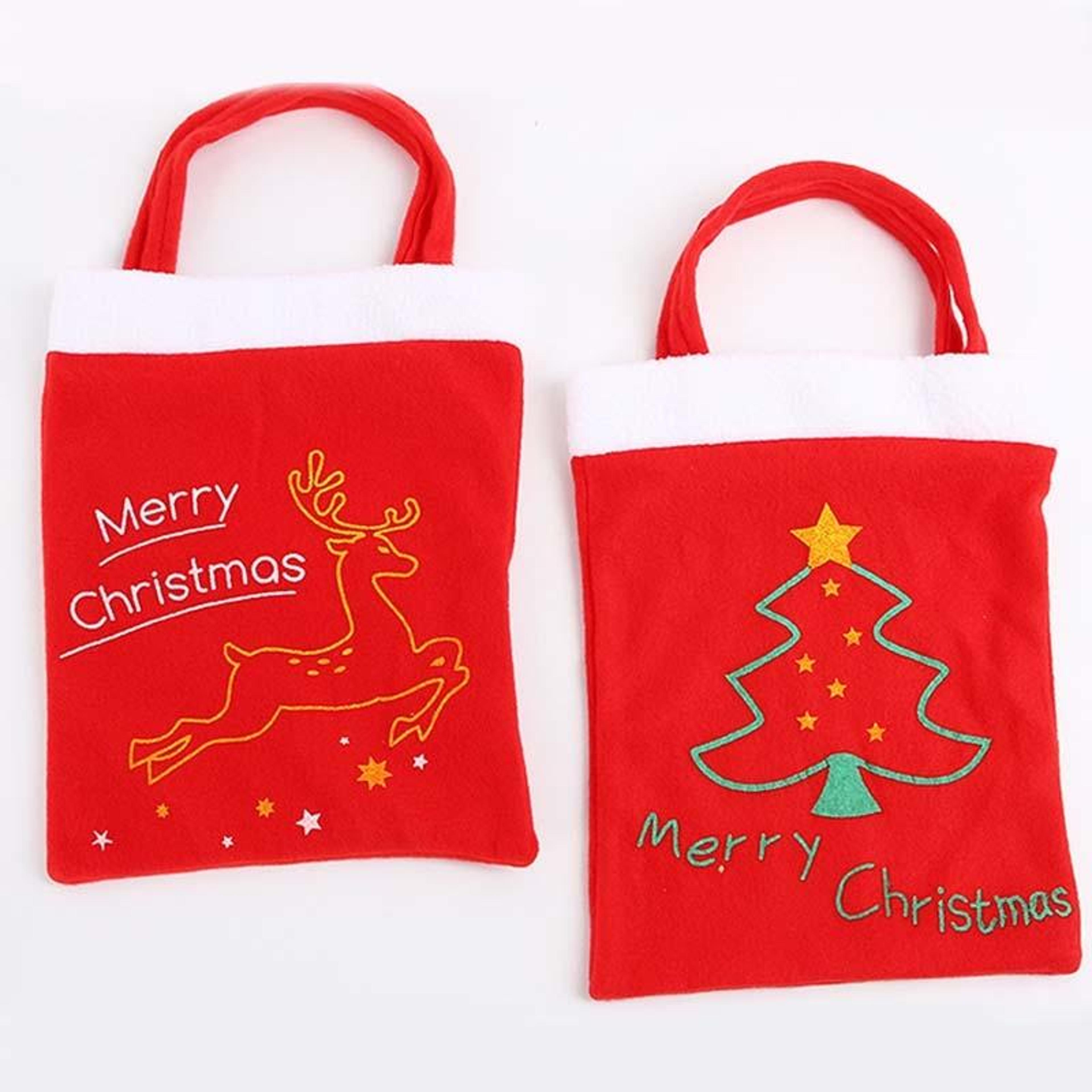 premium christmas tree gift backpack bag festive gift & decoration tote