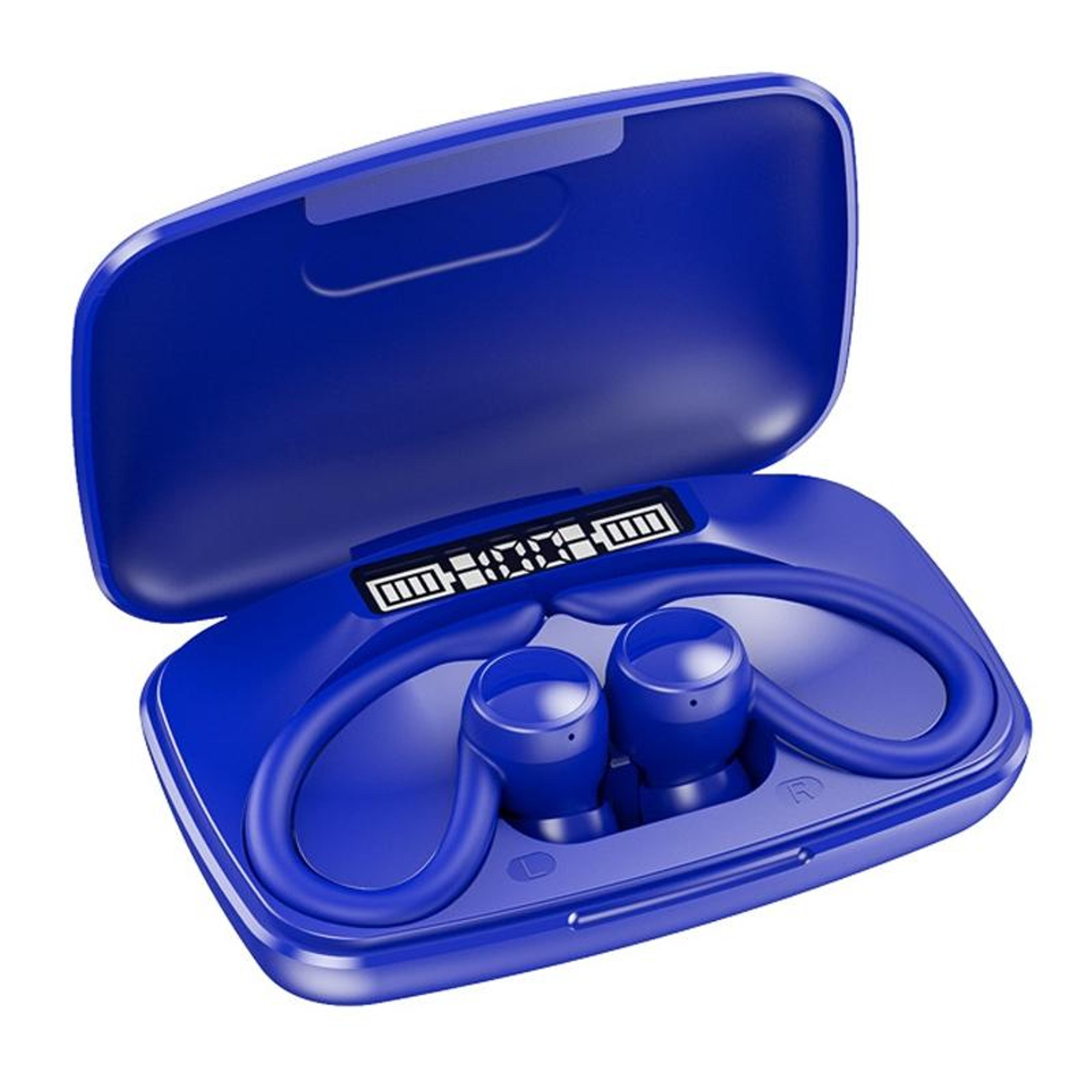 tws led display bluetooth earphones with power bank function