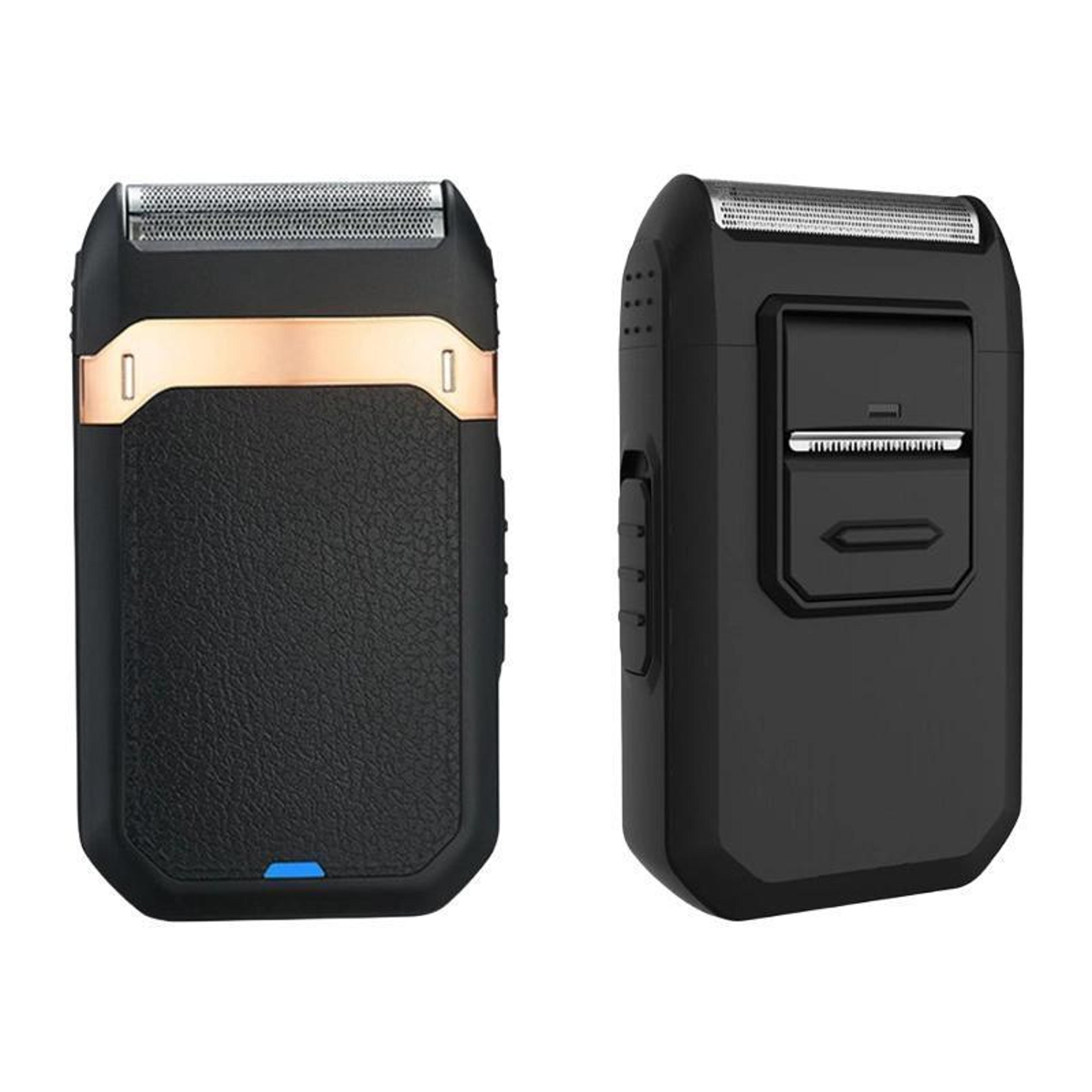 mens electric shaver with type c rechargeable razor and pop up trimmer