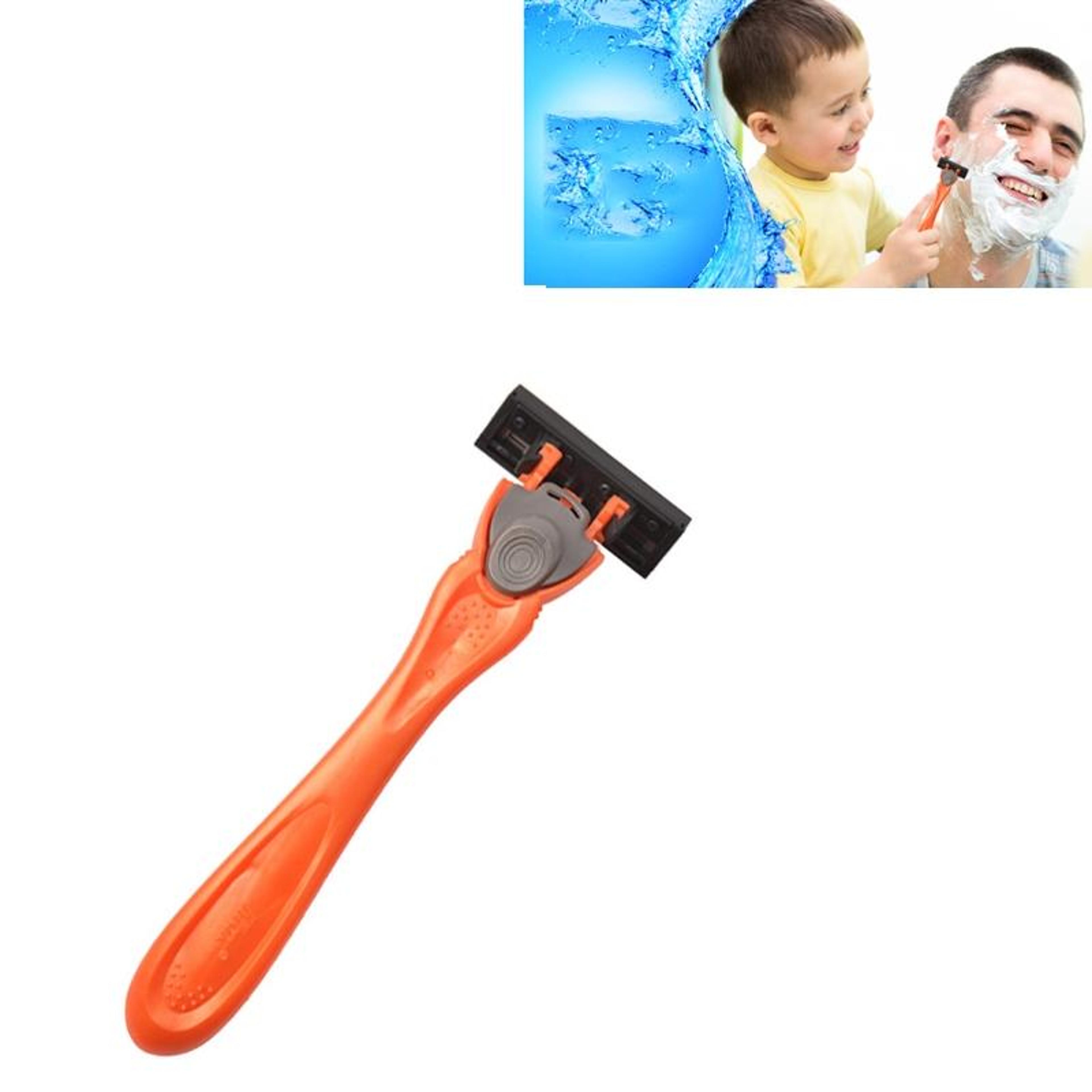 five blade manual shaver with stainless steel cutter head
