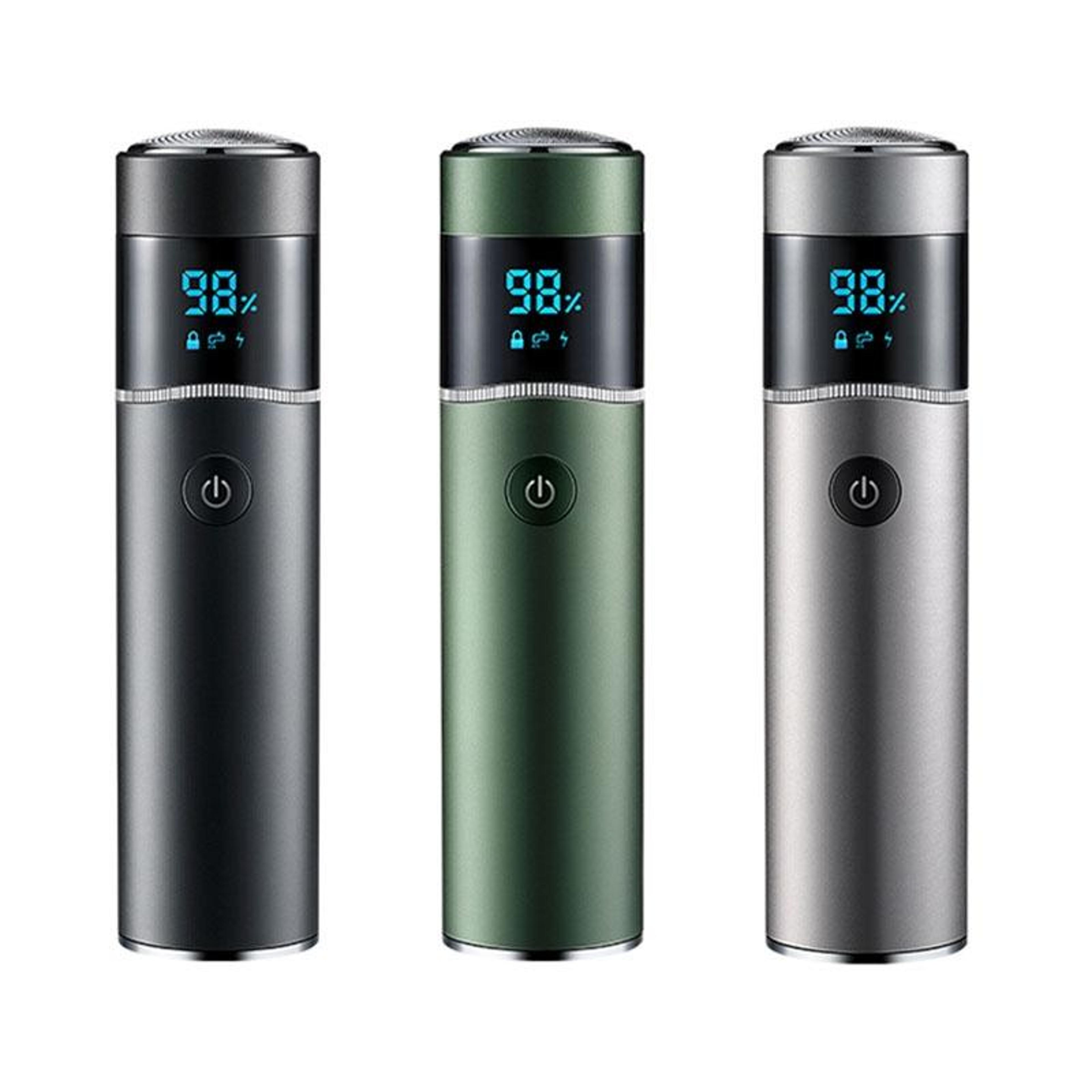 waterproof electric shaver for men with led display
