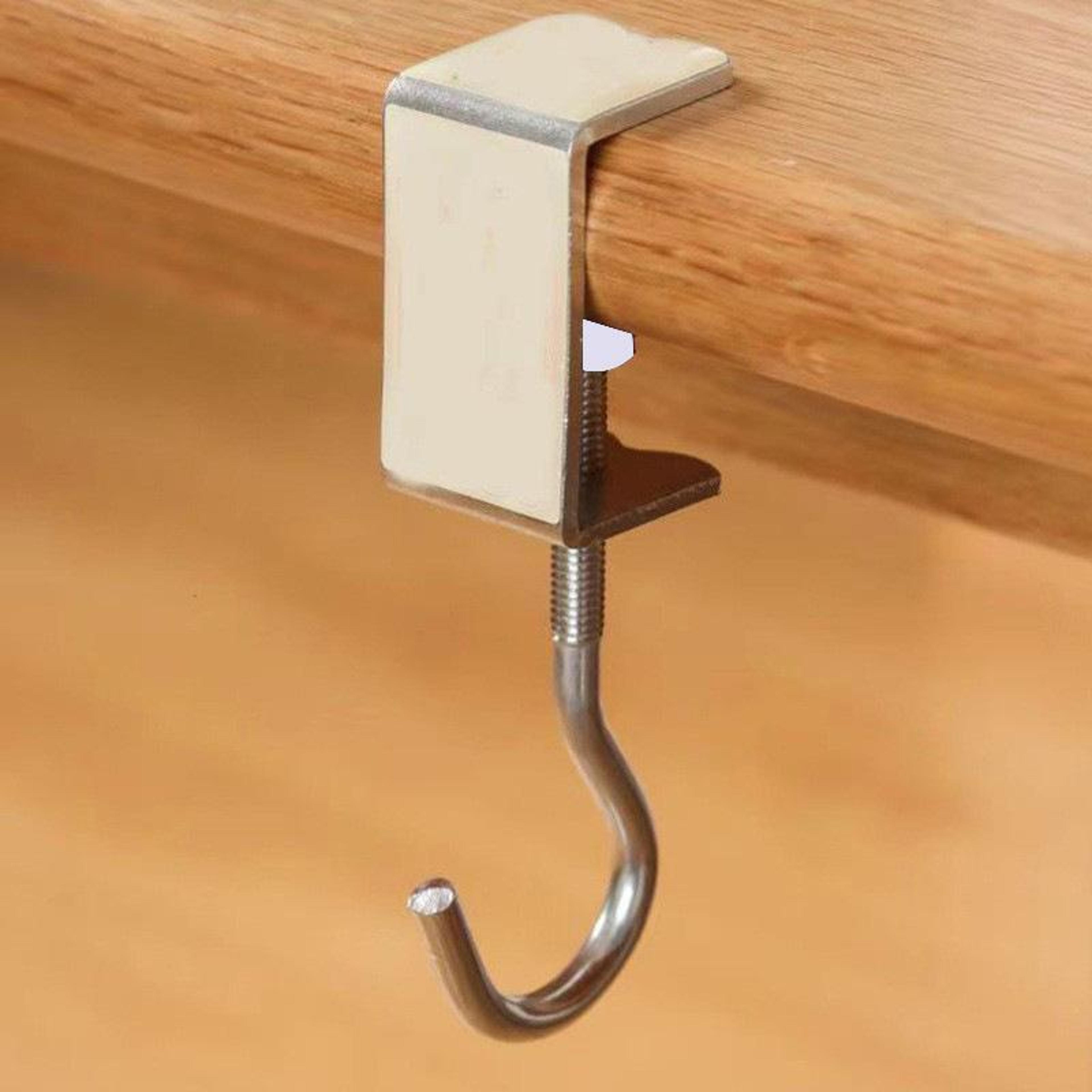 rotatable no drilling table hook for bags and headphones