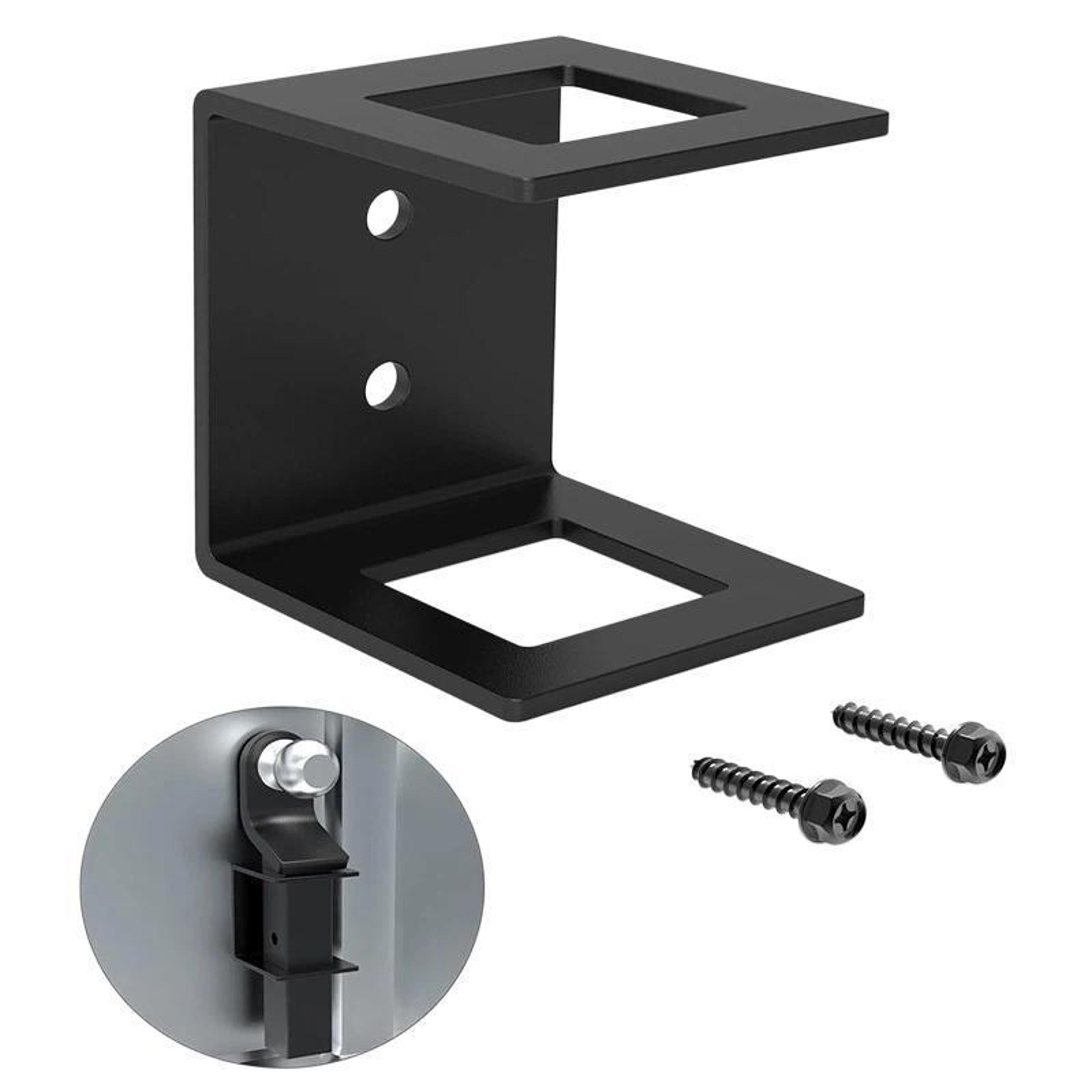 trailer hitch storage bracket for truck bed and garage hitch receiver storage