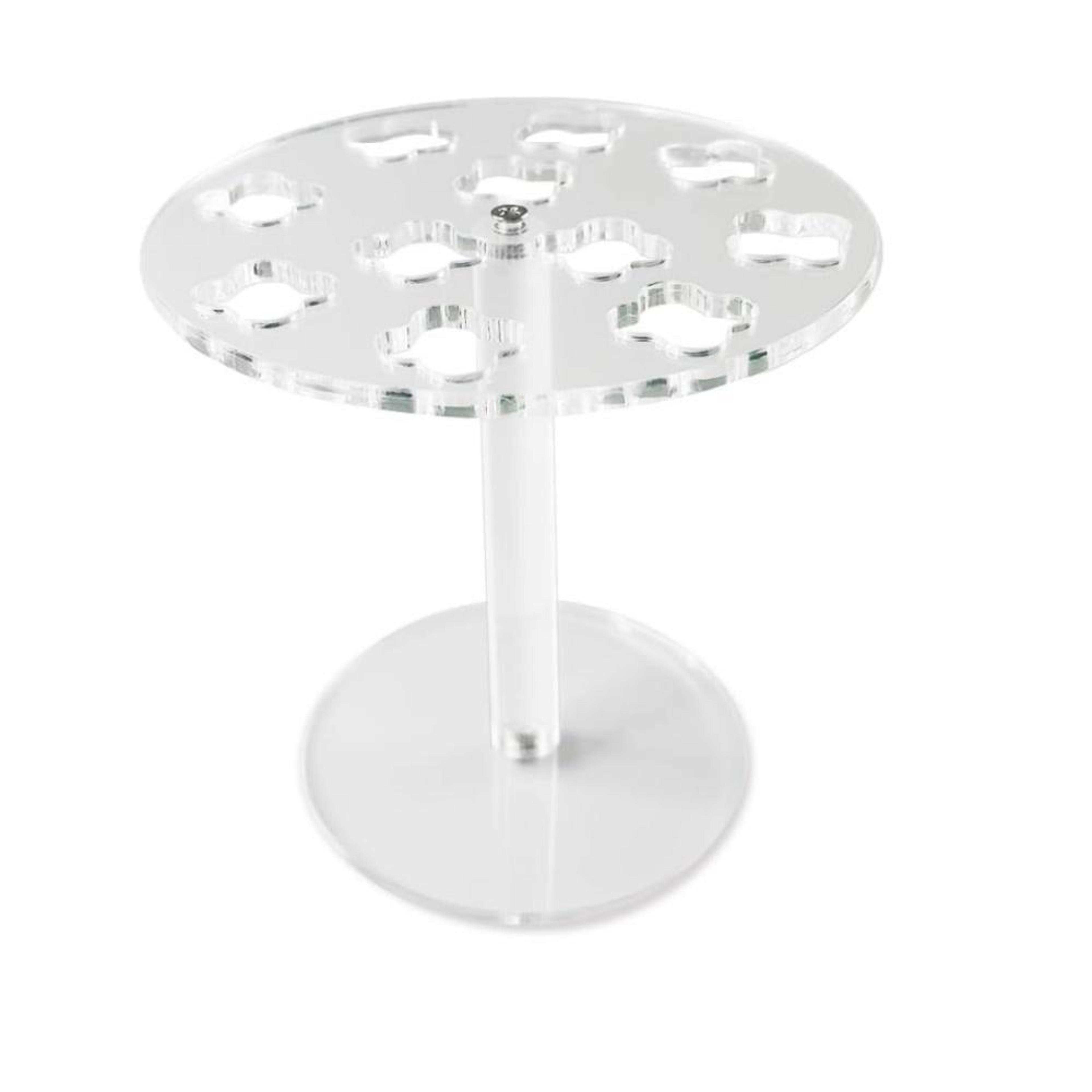 acrylic wall mounted barber scissor holder for salon tool storage