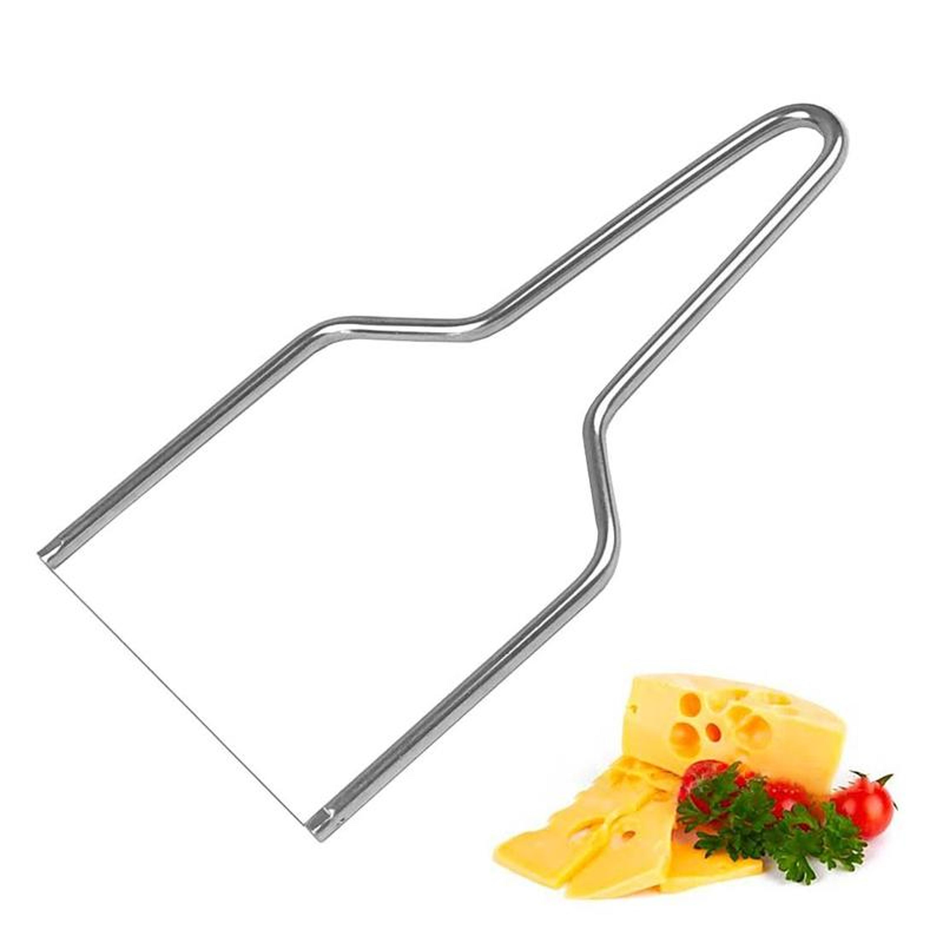 stainless steel wire cheese slicer and cake cutter for even kitchen slicing