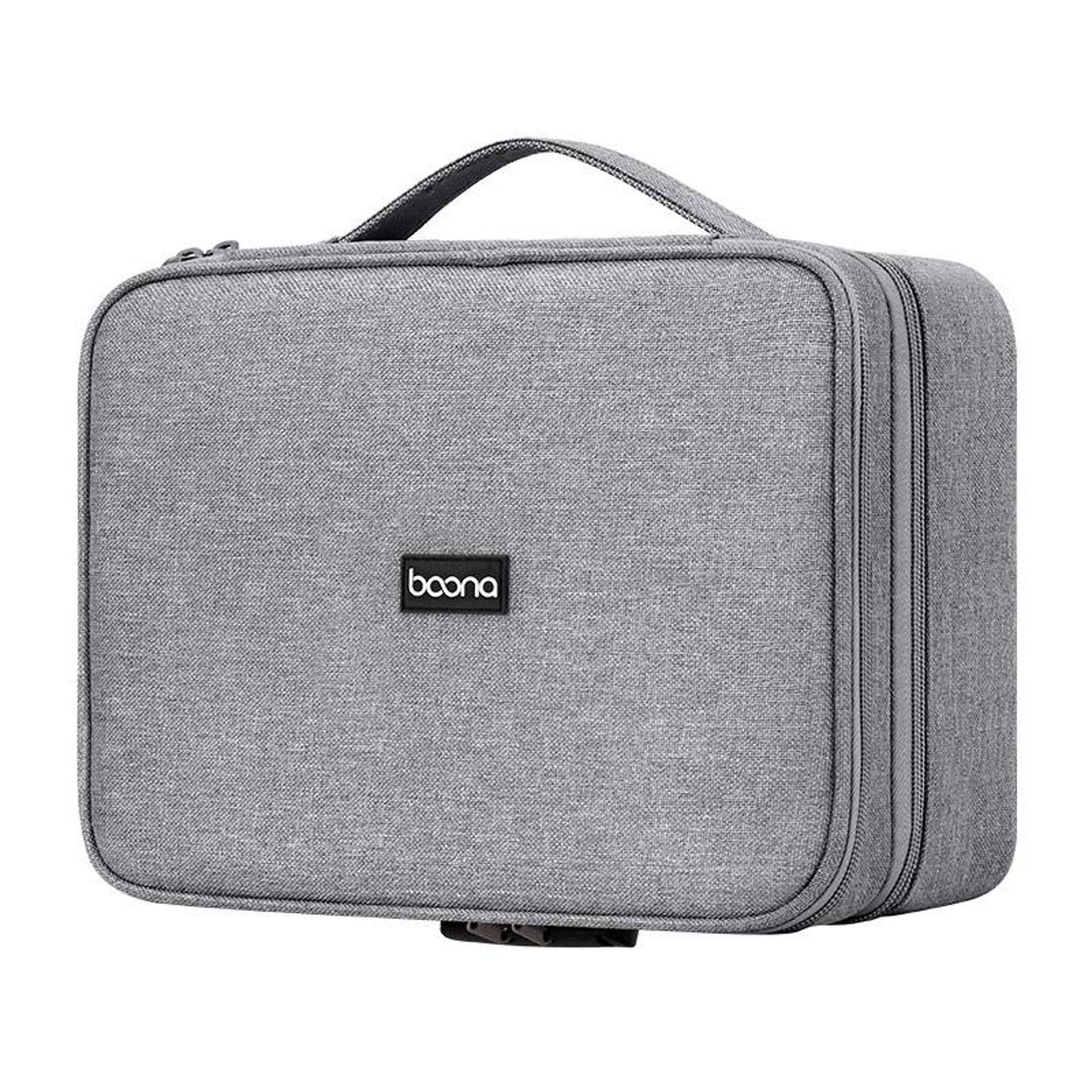 lockable stamp and business license organizer with portable document storage