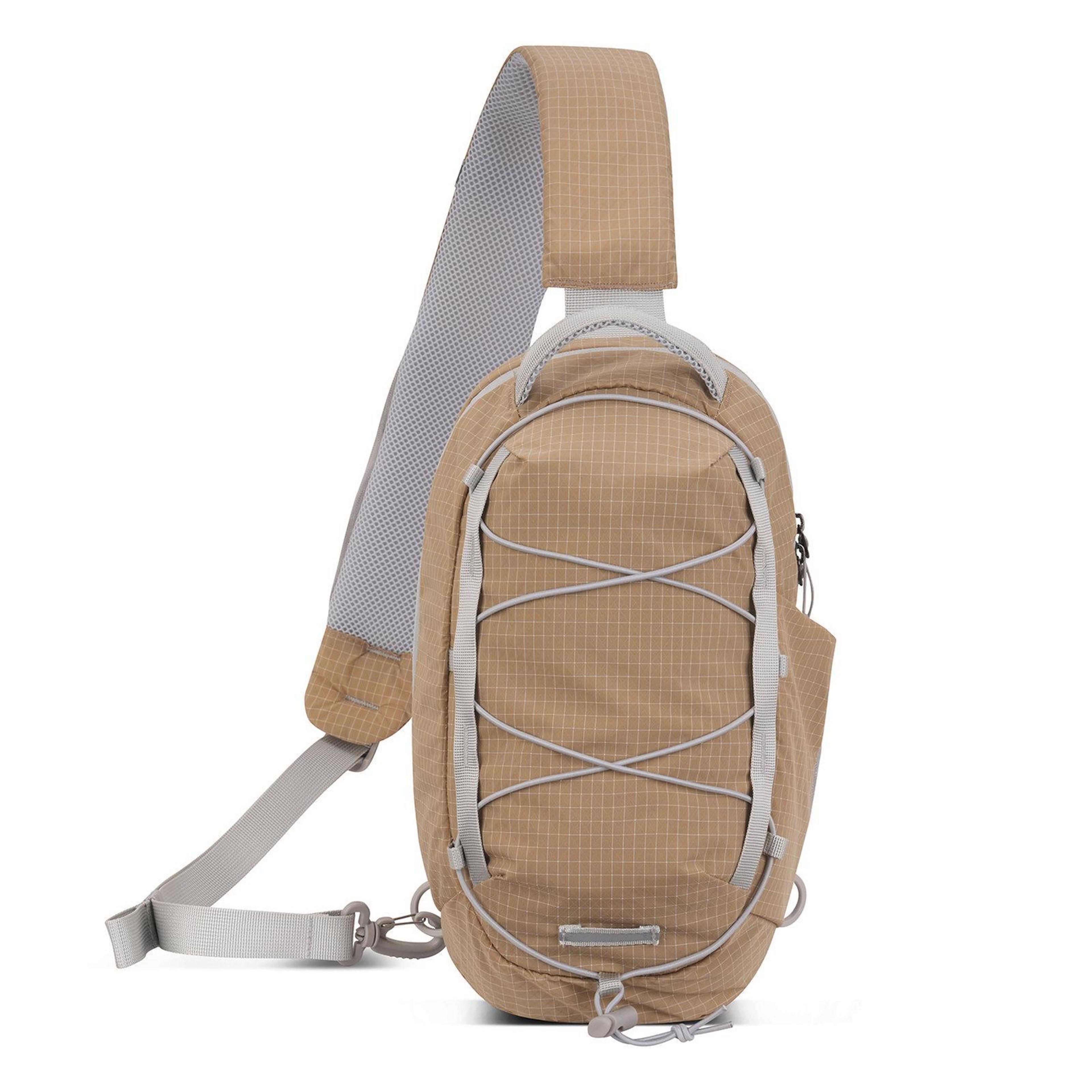 waterproof crossbody bag lightweight nylon chest bag for travel and outdoor use