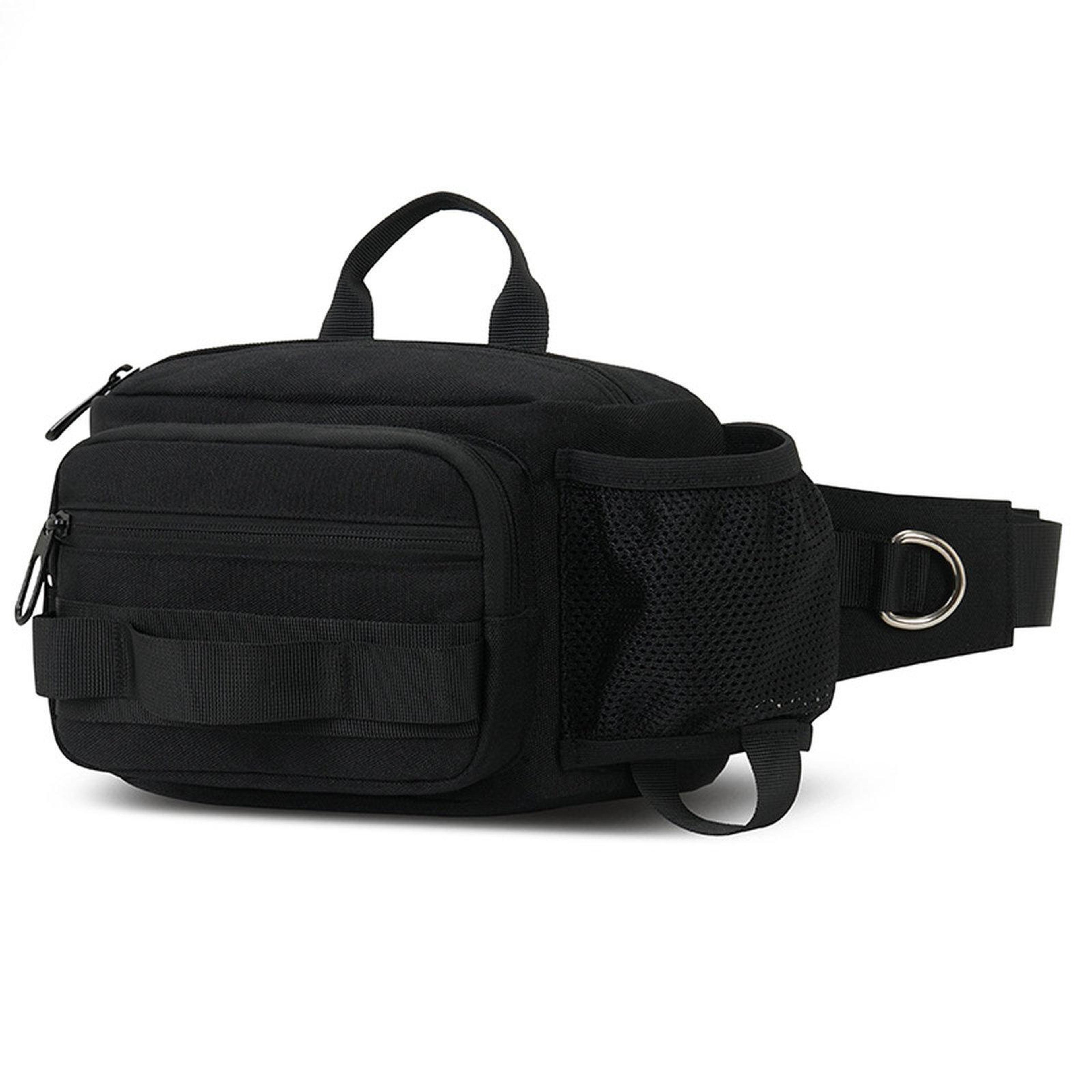 waterproof hiking waist pack with bottle holder large capacity fitness bag