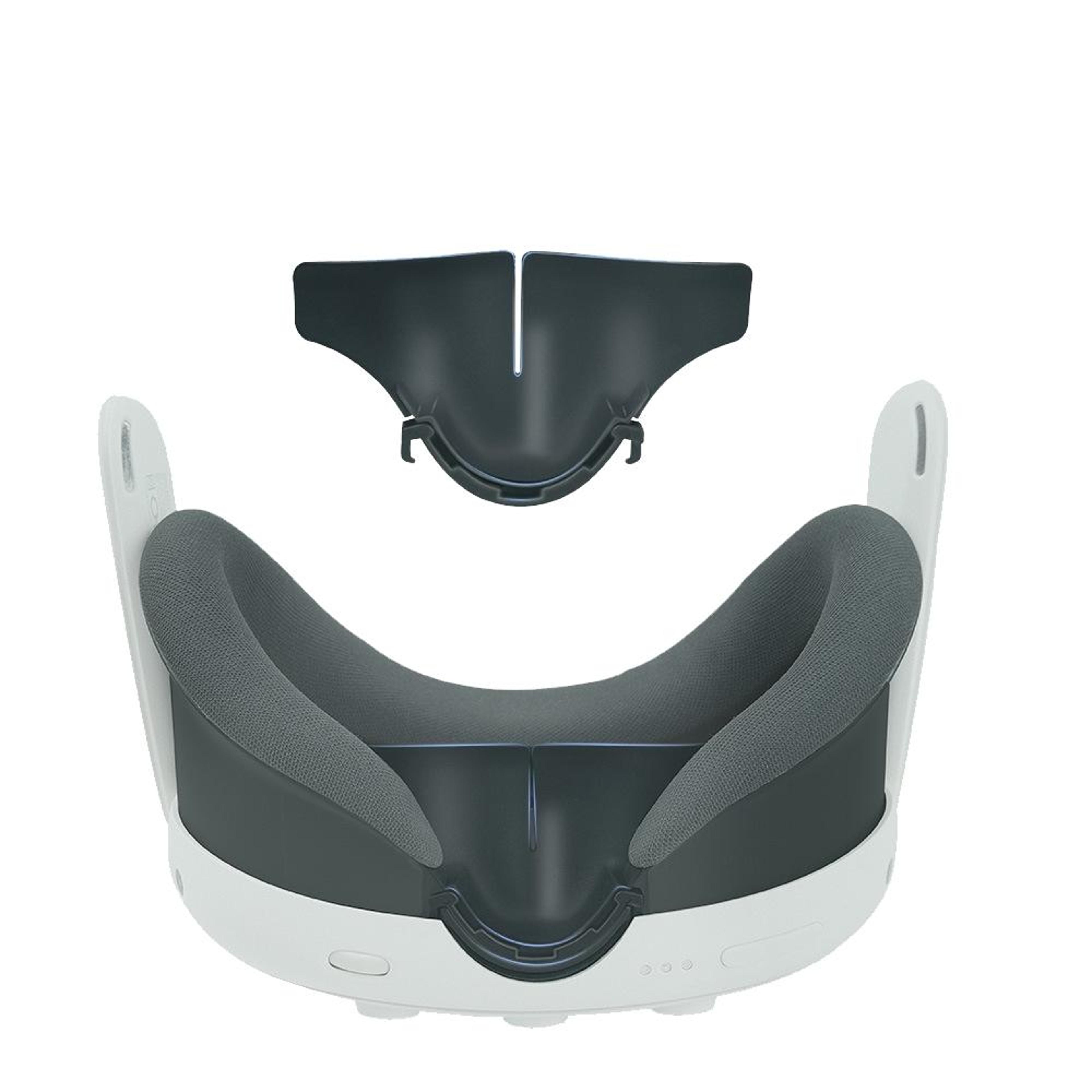 meta quest nose pad vr light blocker silicone face cover set