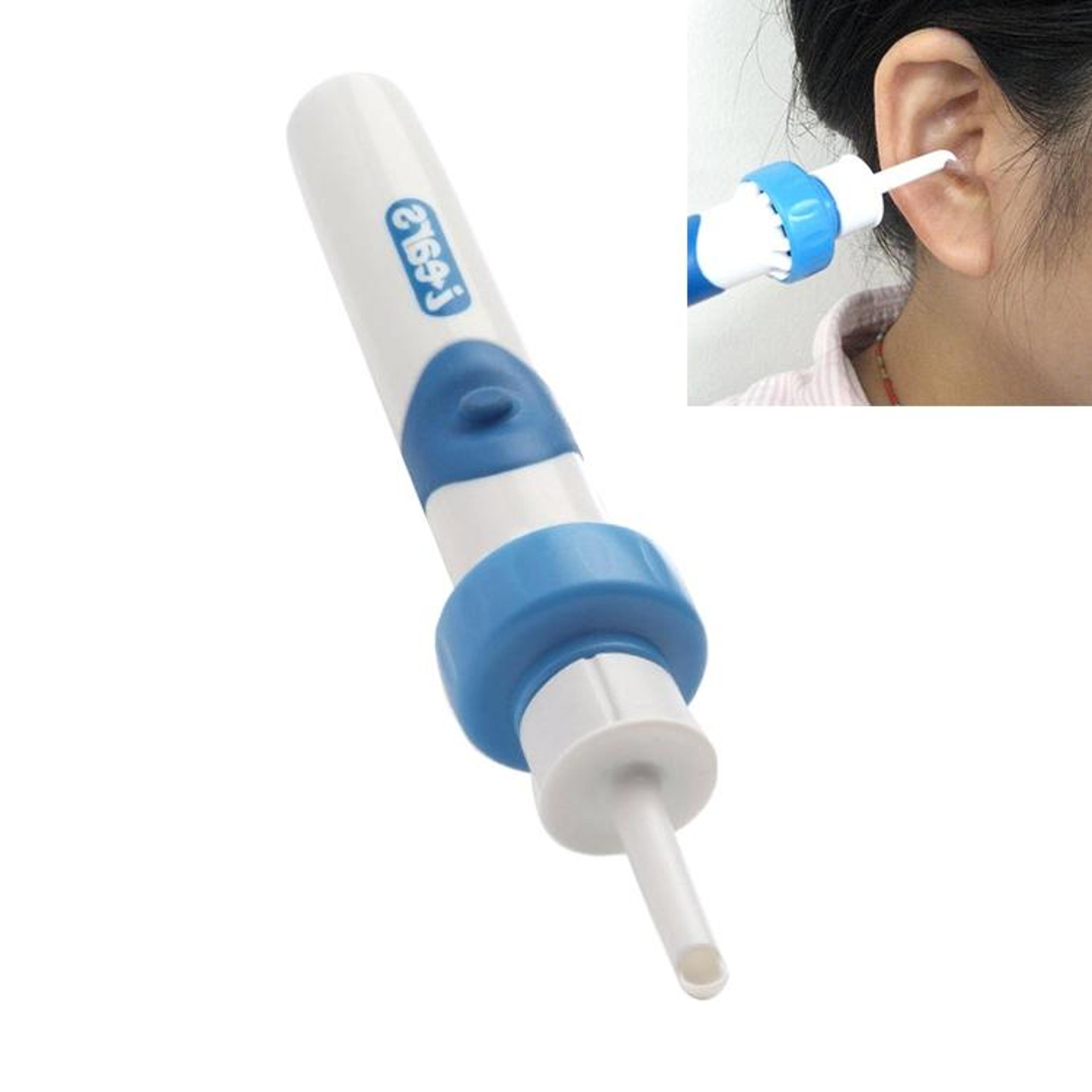 gentle suction vibration ear wax removal tool with soft hygienic tips