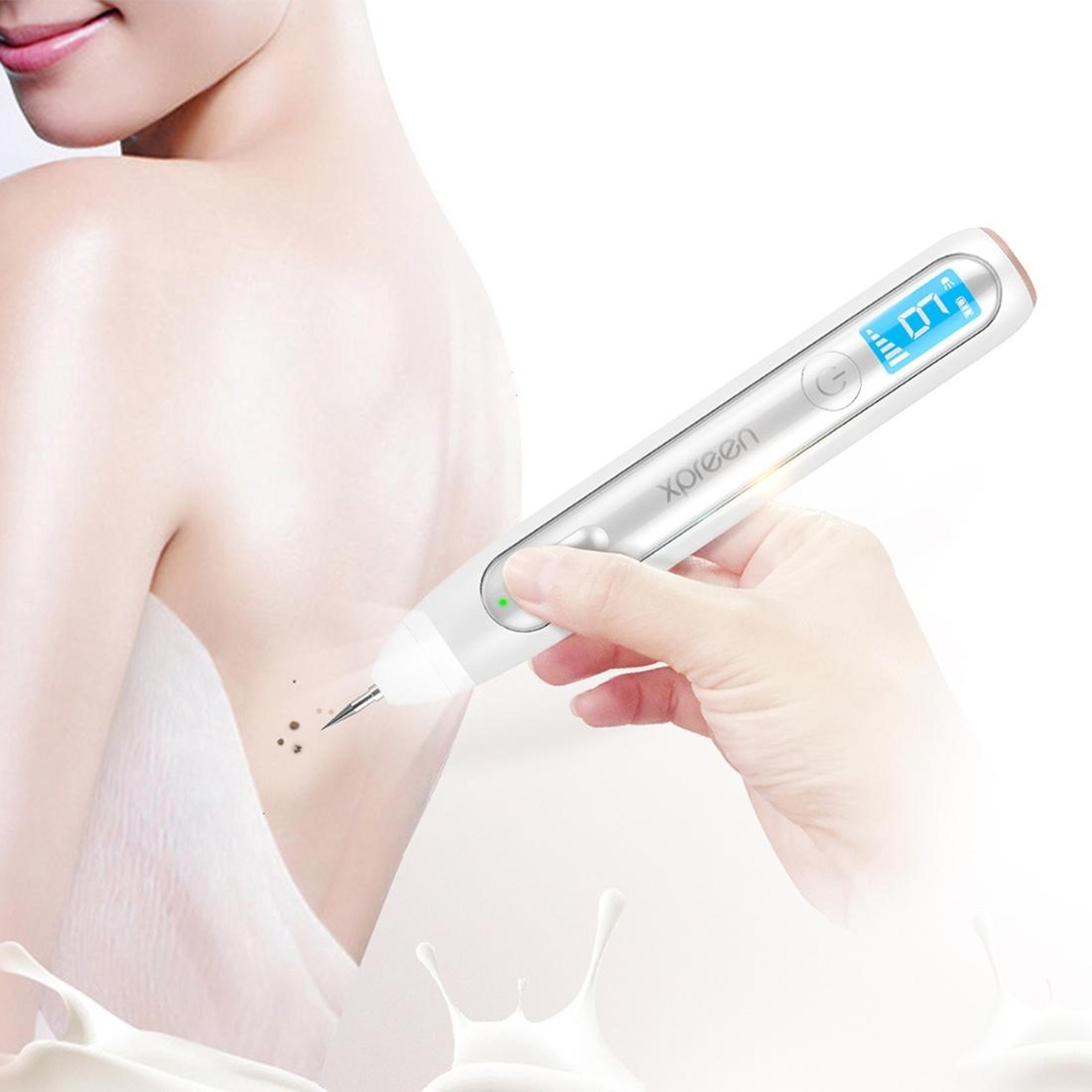 rechargeable skin tag remover pen with led spotlight