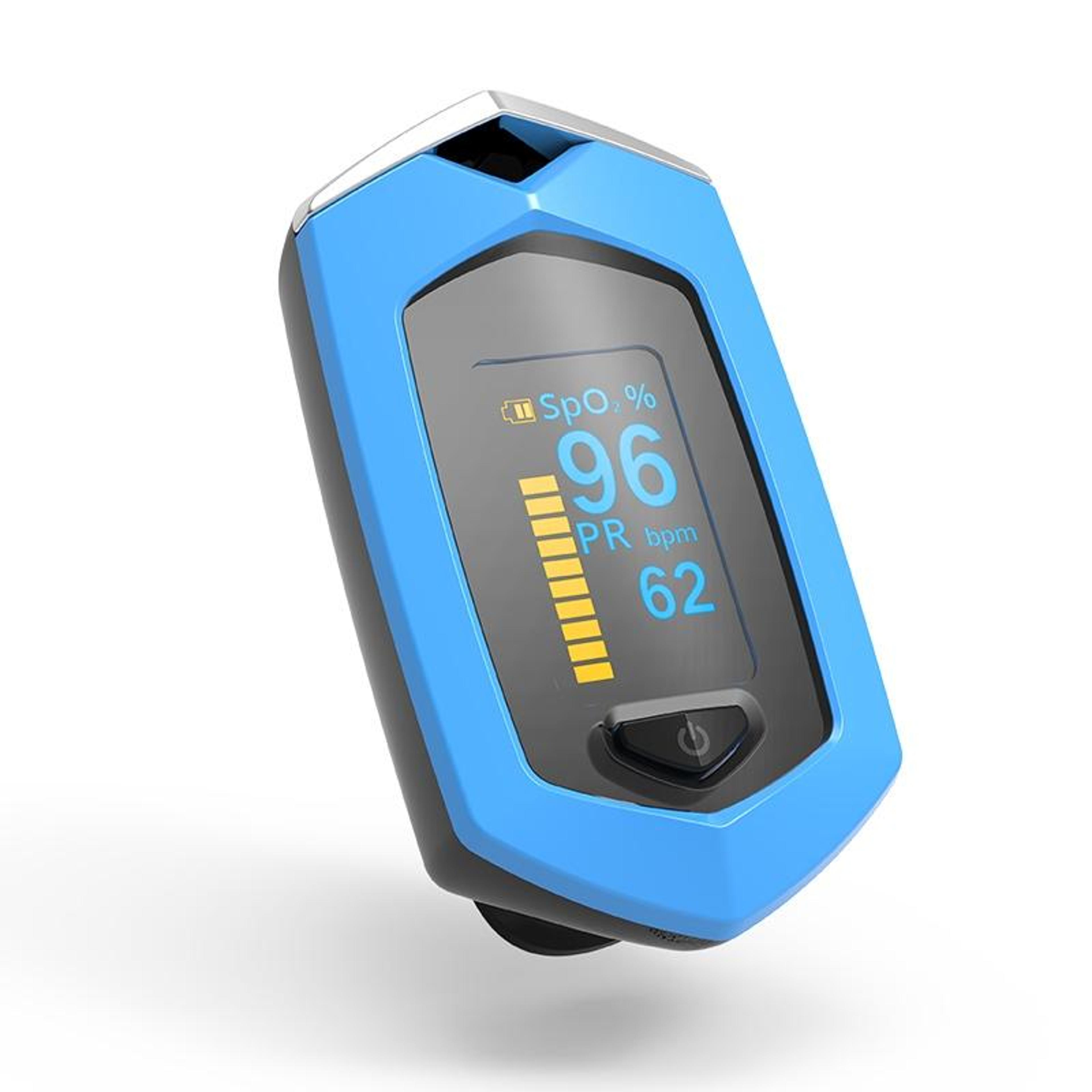 portable pulse oximeter spo2 & heart rate blood oxygen monitor compact finger clip