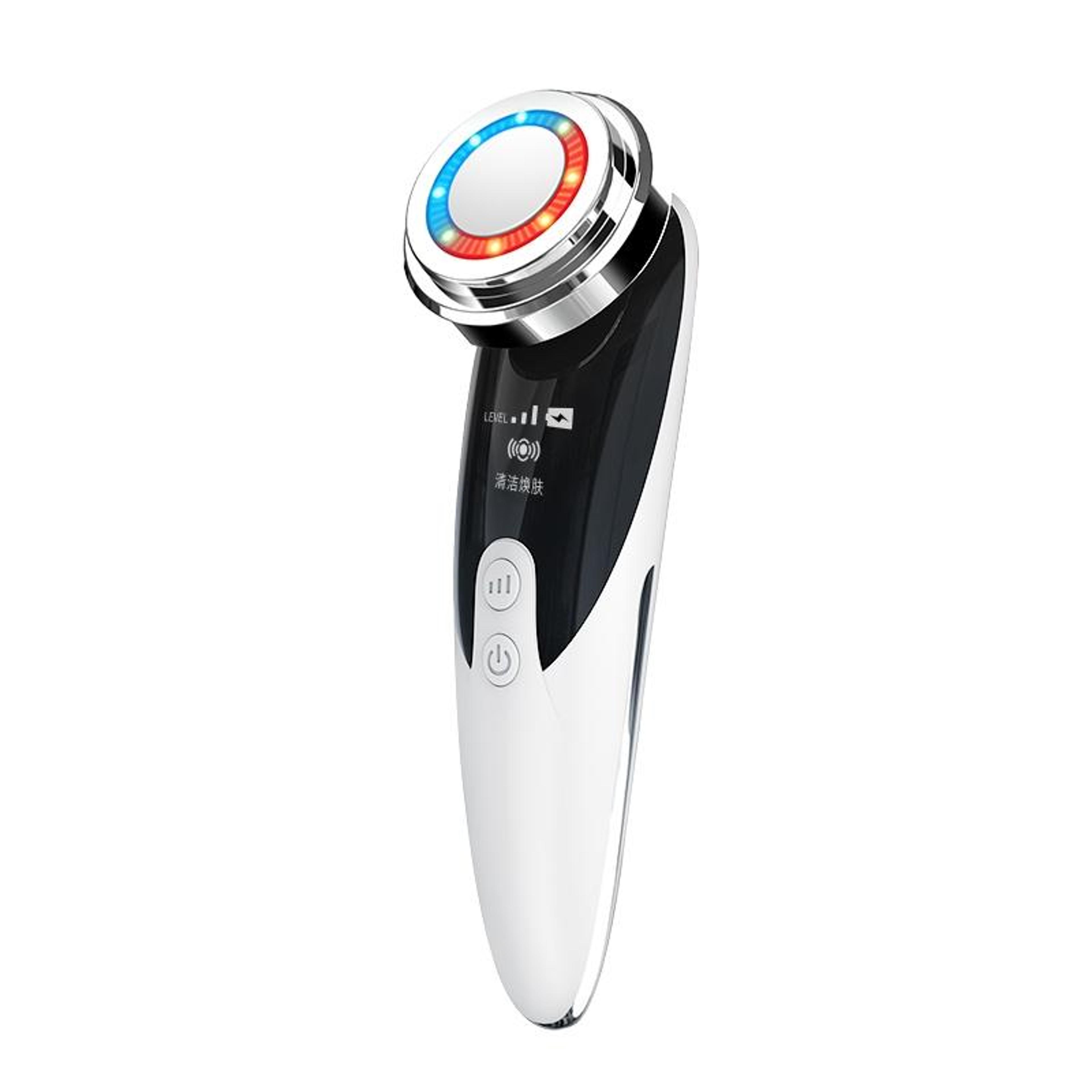 ultrasonic facial cleanser with led ion face massager