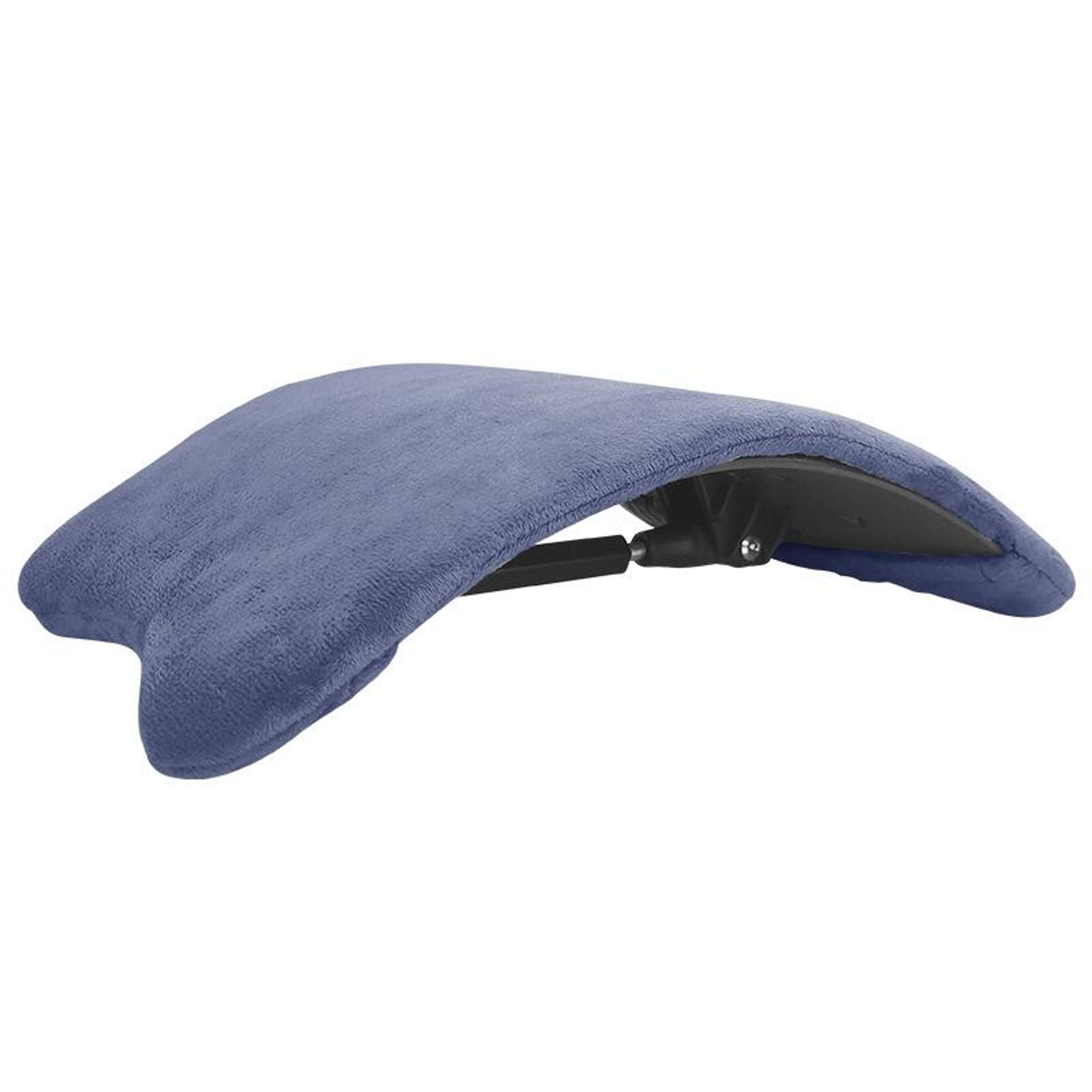 heated lumbar support pad and spine stretcher back massager